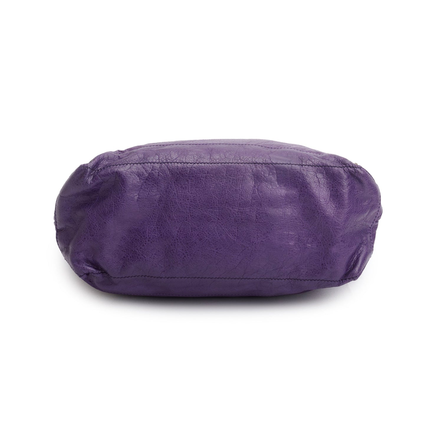Balenciaga Purple Cassis Agneau Leather Giant 12 Day Bag