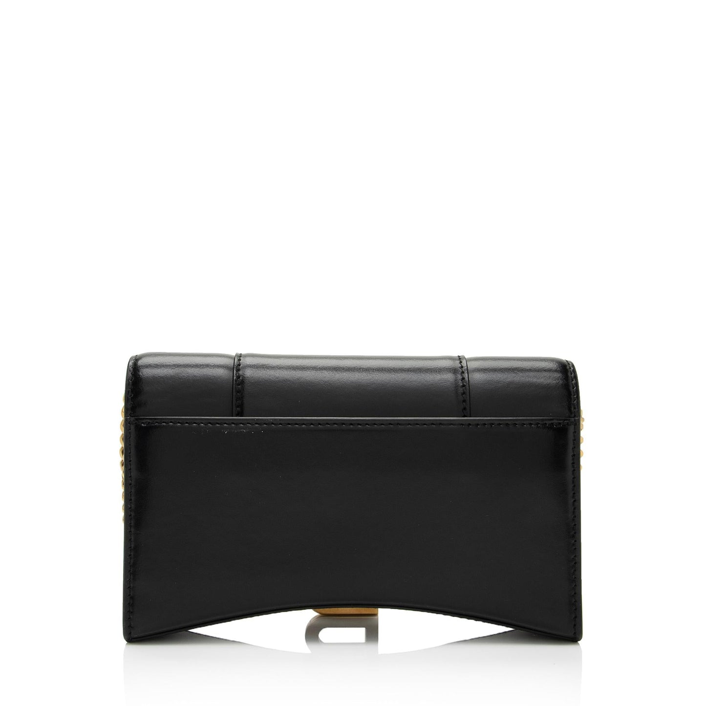 Luxury Balenciaga Trending 2025 Shiny Calfskin Hourglass Wallet on Chain Bag (SHF-RgTbFx)
