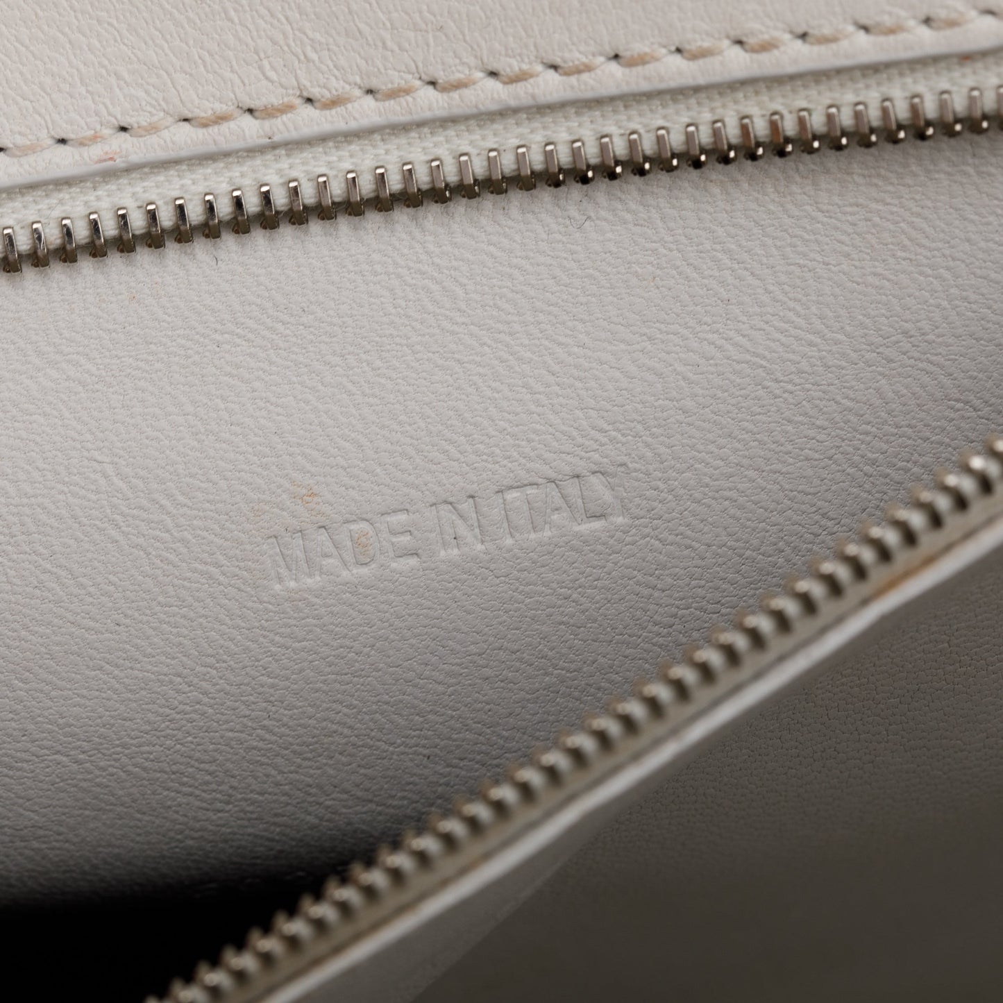 Balenciaga White Croc Embossed Leather Small Hourglass Top Handle Bag