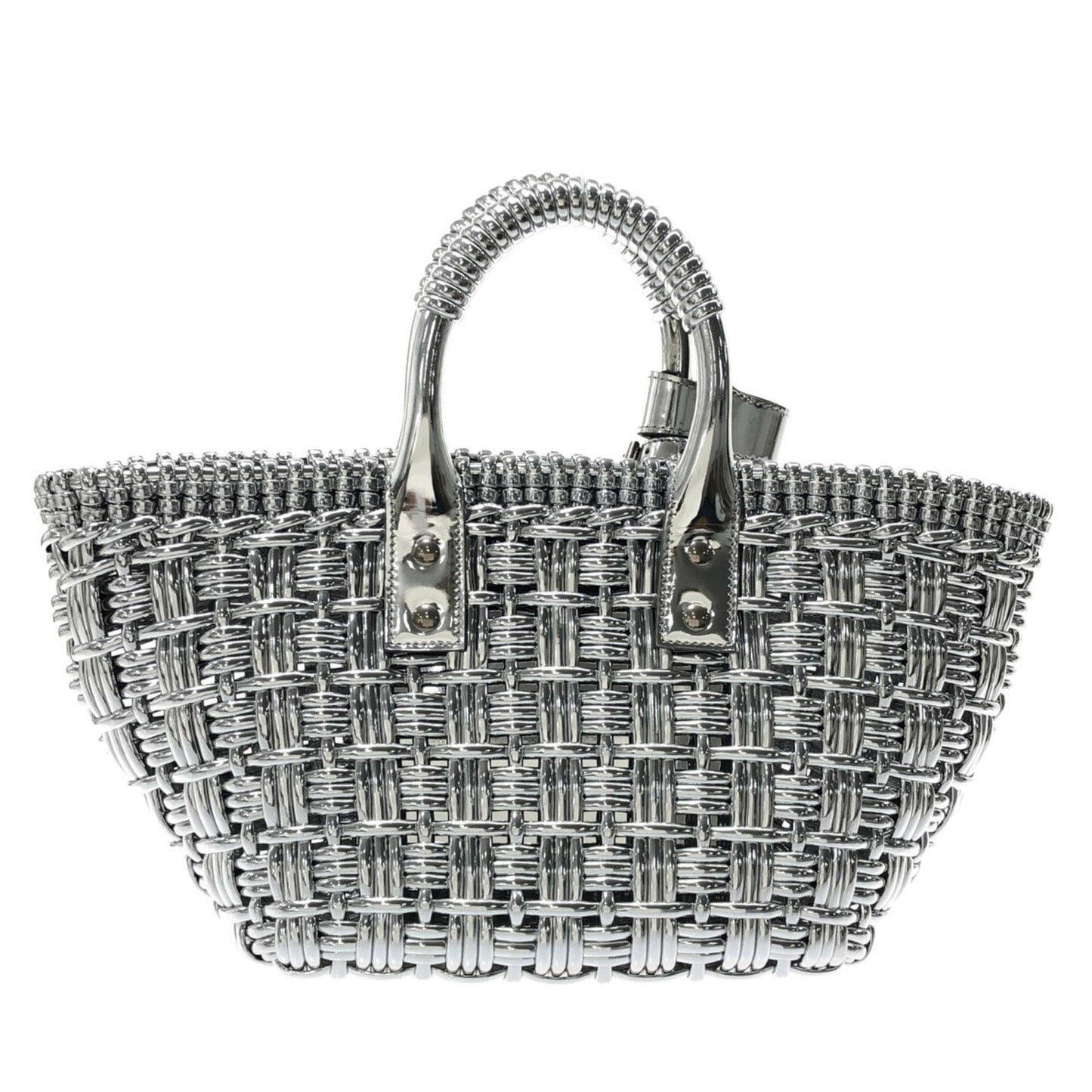 Luxury Balenciaga Trending 2025 XS Mettalic Woven Bistrot Panier Tote (SHG-iHAY00)