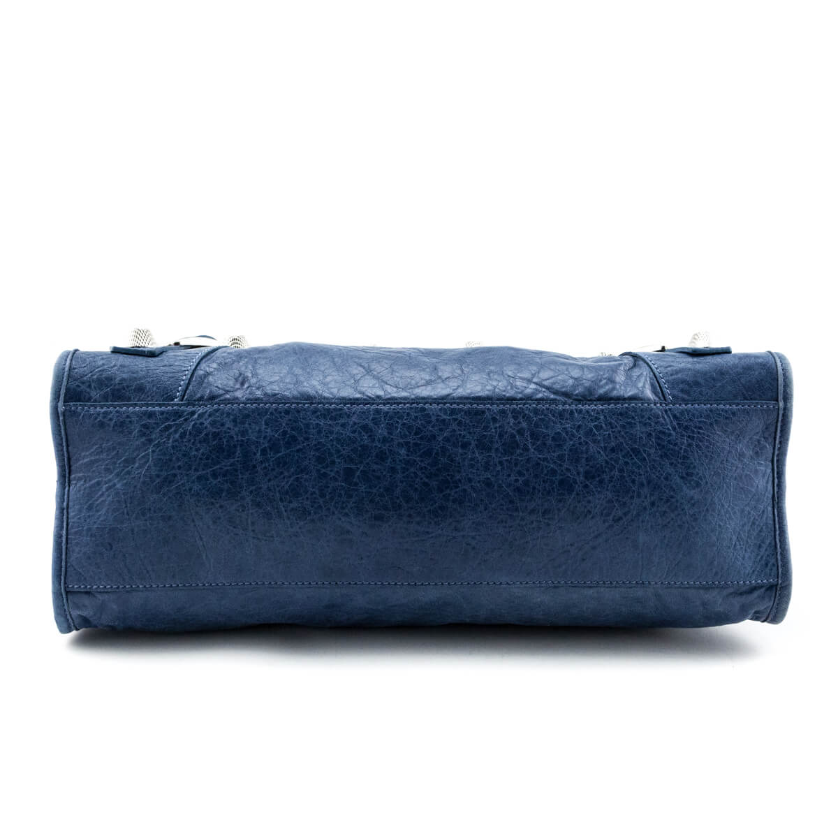 Luxury Balenciaga Trending 2025 Ocean Goatskin Giant 21 Silver City Bag