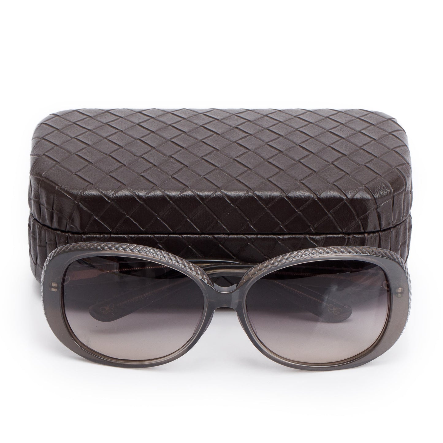 Bottega Veneta BV181/F/S Brown Acetate Square Sunglasses