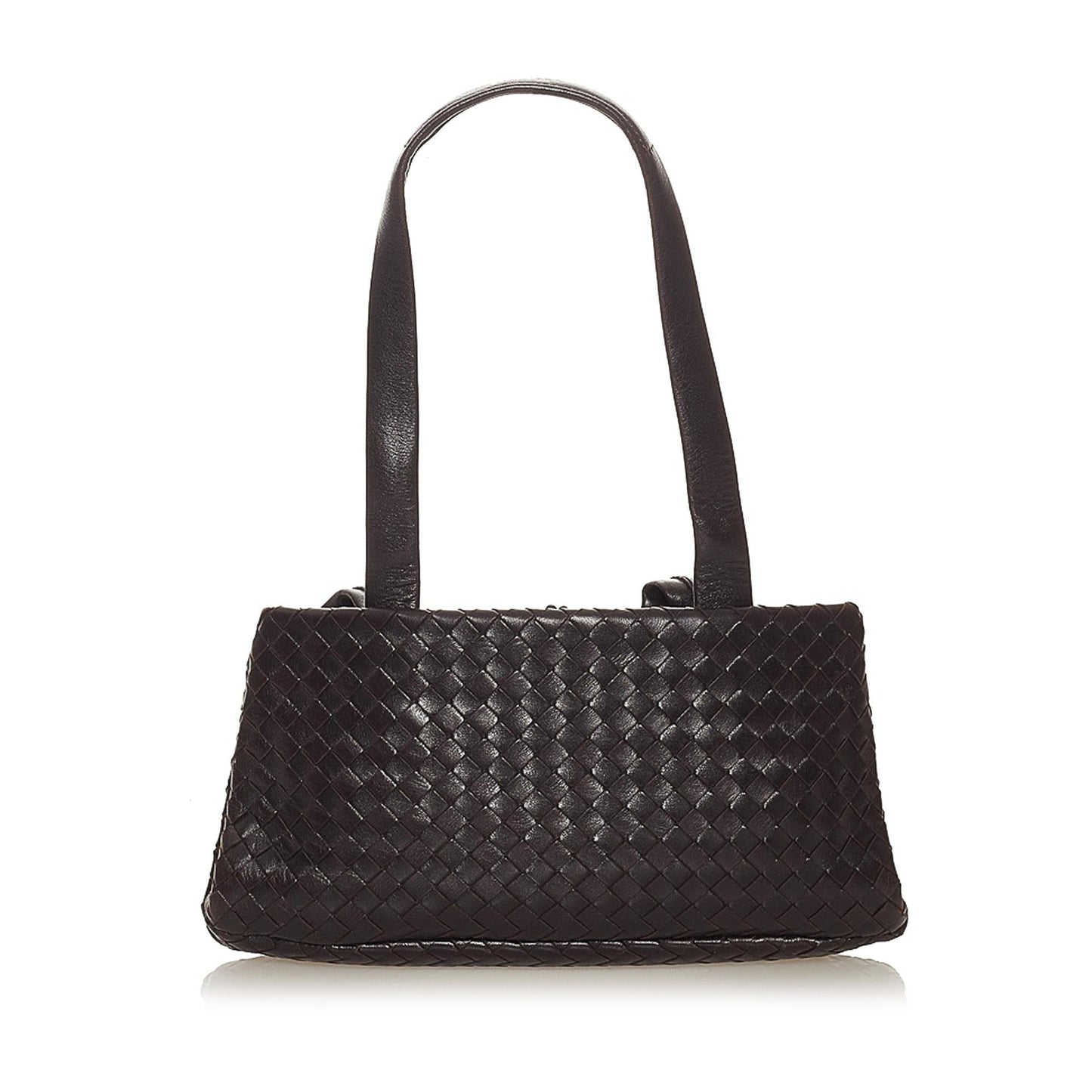 Luxury Bottega Veneta Intrecciato Leather Shoulder Bag (SHG-27523)