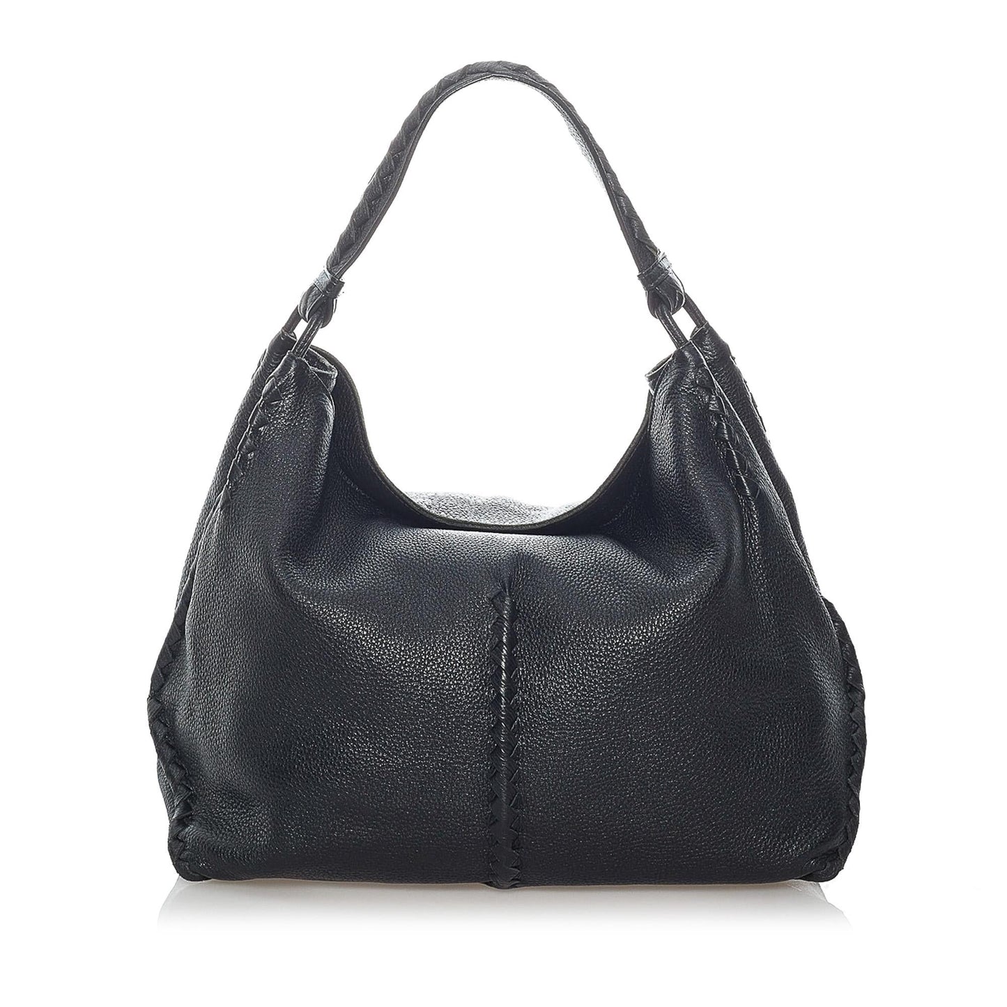 Luxury Bottega Veneta Intrecciato Leather Shoulder Bag (SHG-31357)
