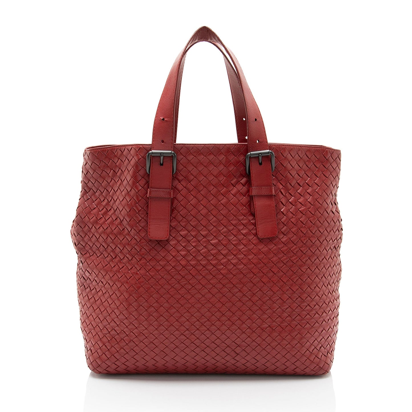 Luxury Bottega Veneta Intrecciato Nappa Cesta Large Tote (SHF-77Uwhx)