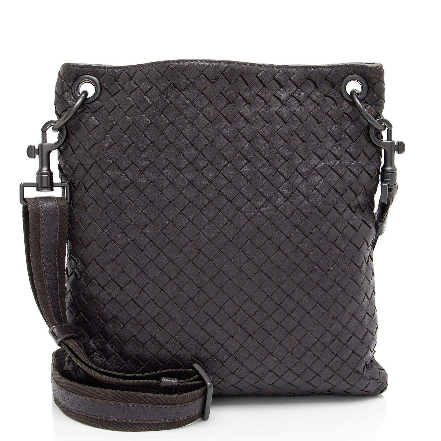 Luxury Bottega Veneta Intrecciato Nappa VN Messenger (SHF-hB4xyD)