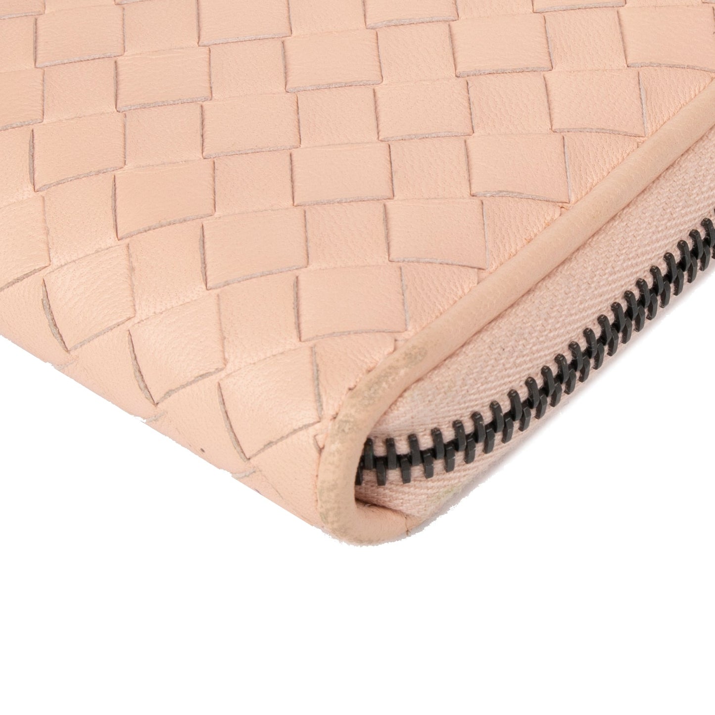 Bottega Veneta Intrecciato Zip Around Wallet