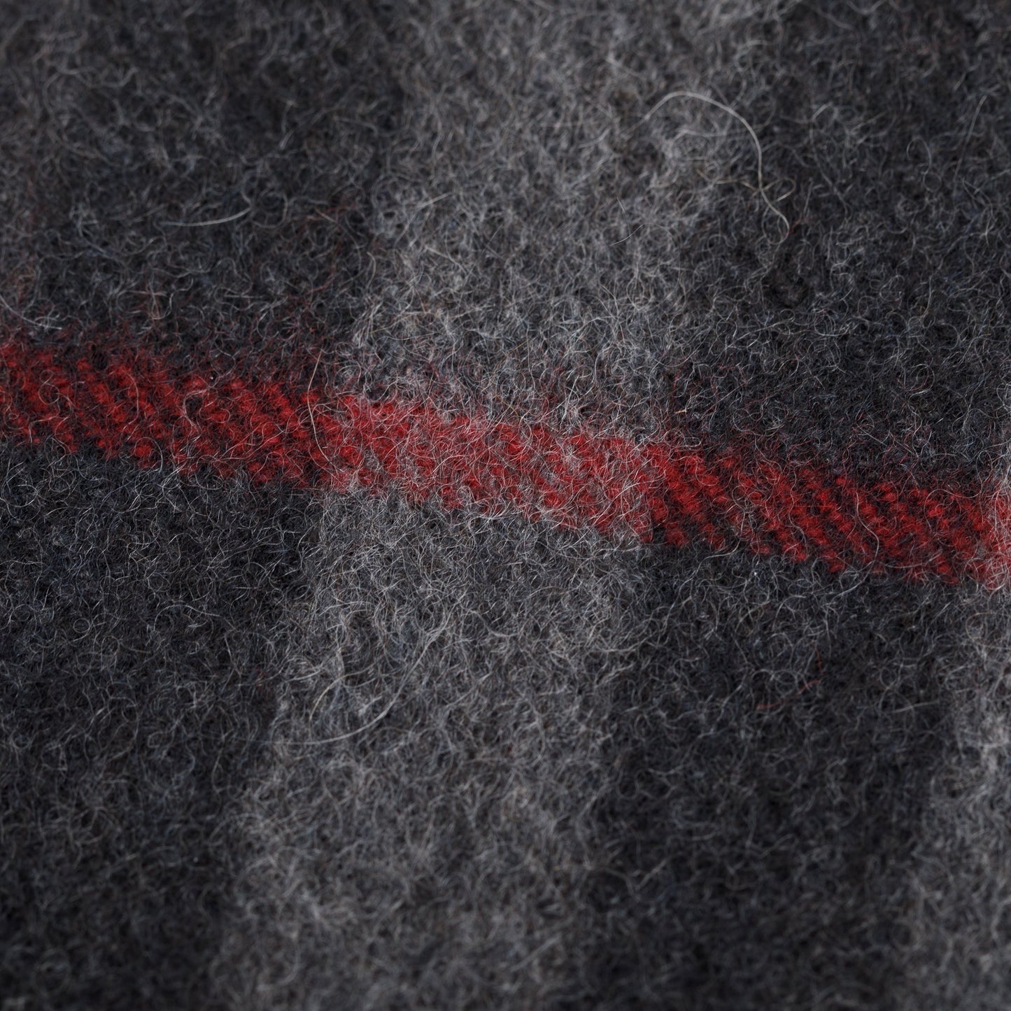 Burberry 2023 Black & Charcoal Giant Check Cashmere Scarf