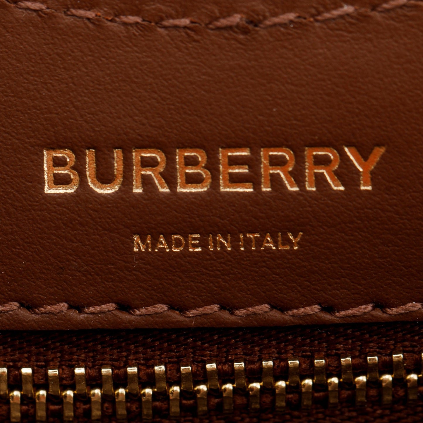 Burberry 2023 Brown Check Canvas and Black/Brown Leather Mini Pocket Bag