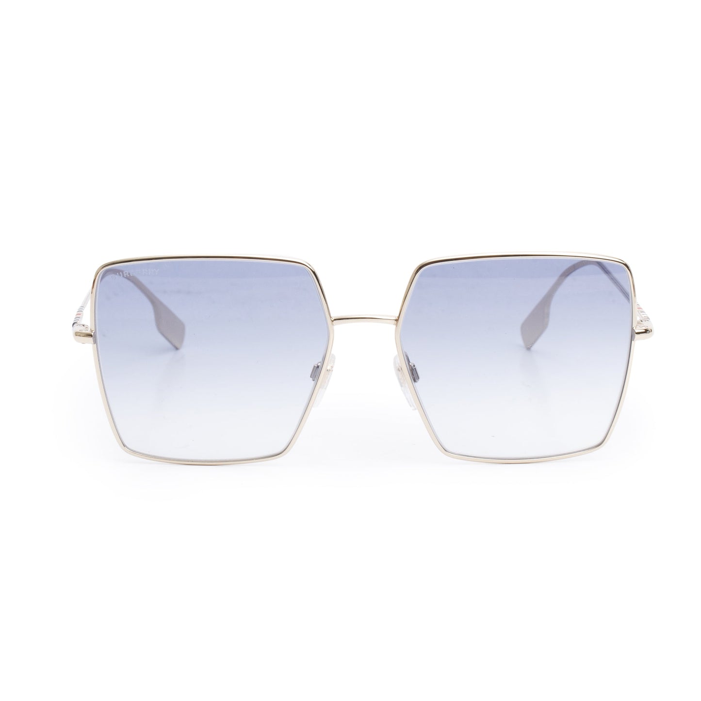 Burberry B 3133 Gold Plated Metal Daphne Square Sunglasses