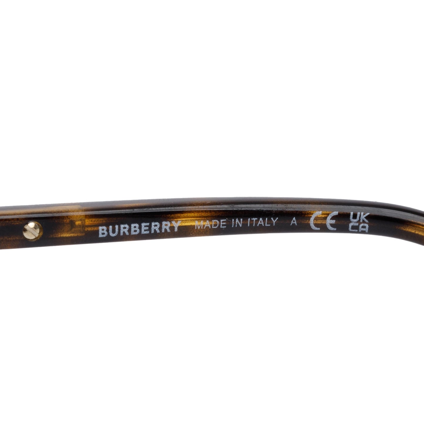 Burberry B 4216 House Check & Havana Acetate Round Sunglasses