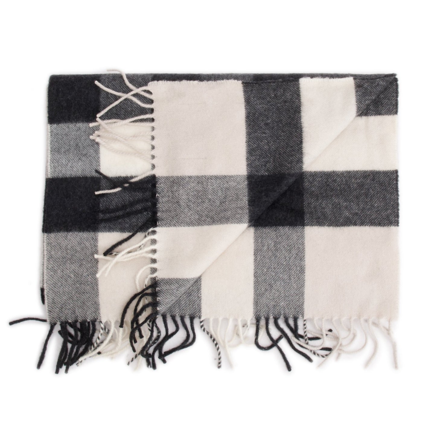 Burberry Beige Multicolor Horseferry House Check Cashmere Scarf
