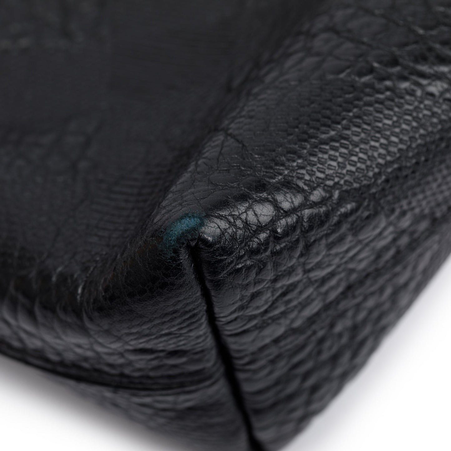 Burberry Black Check Embossed Heritage Grain Leather Chichester Crossbody Bag