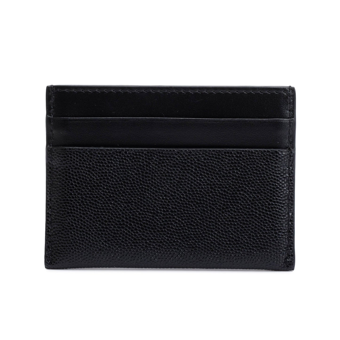 Burberry Black Leather TB Card Holder