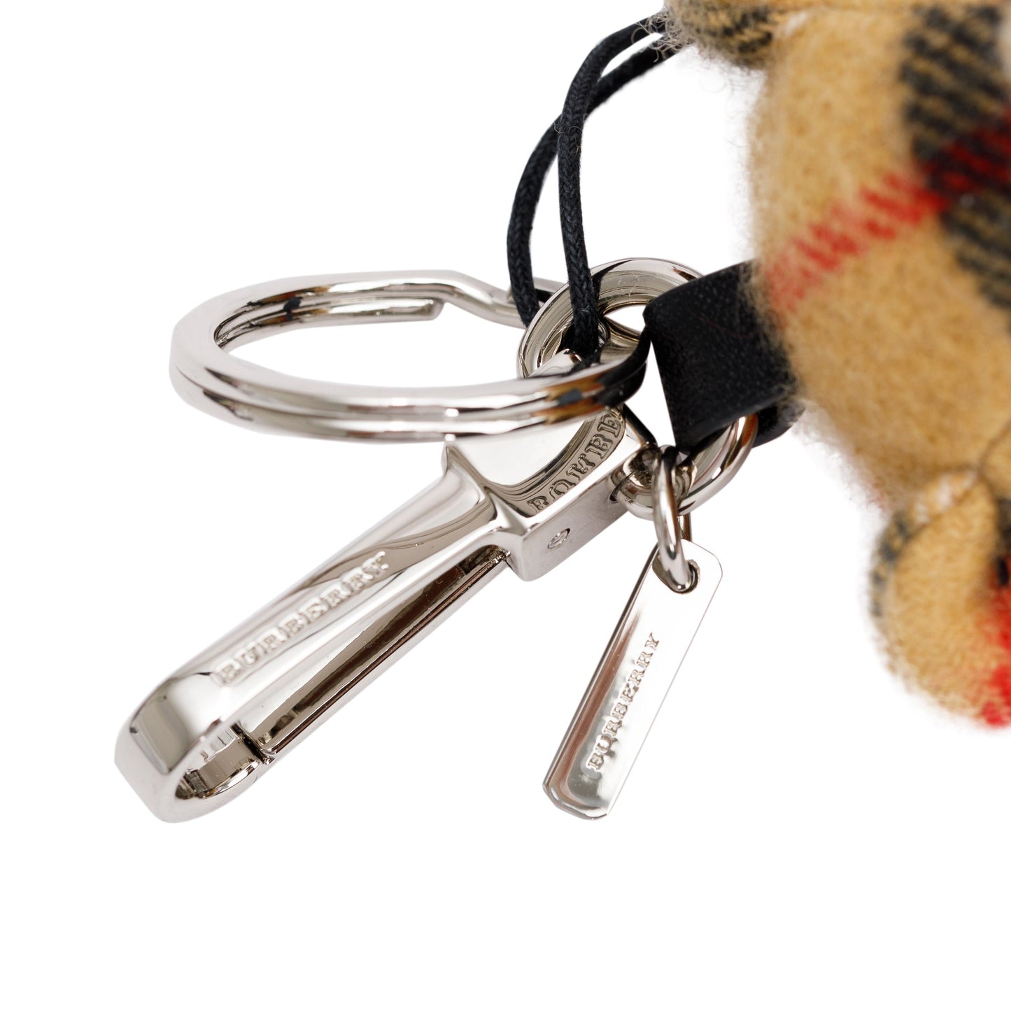 Burberry Cashmere Thomas Bear In Trench Coat Keychain