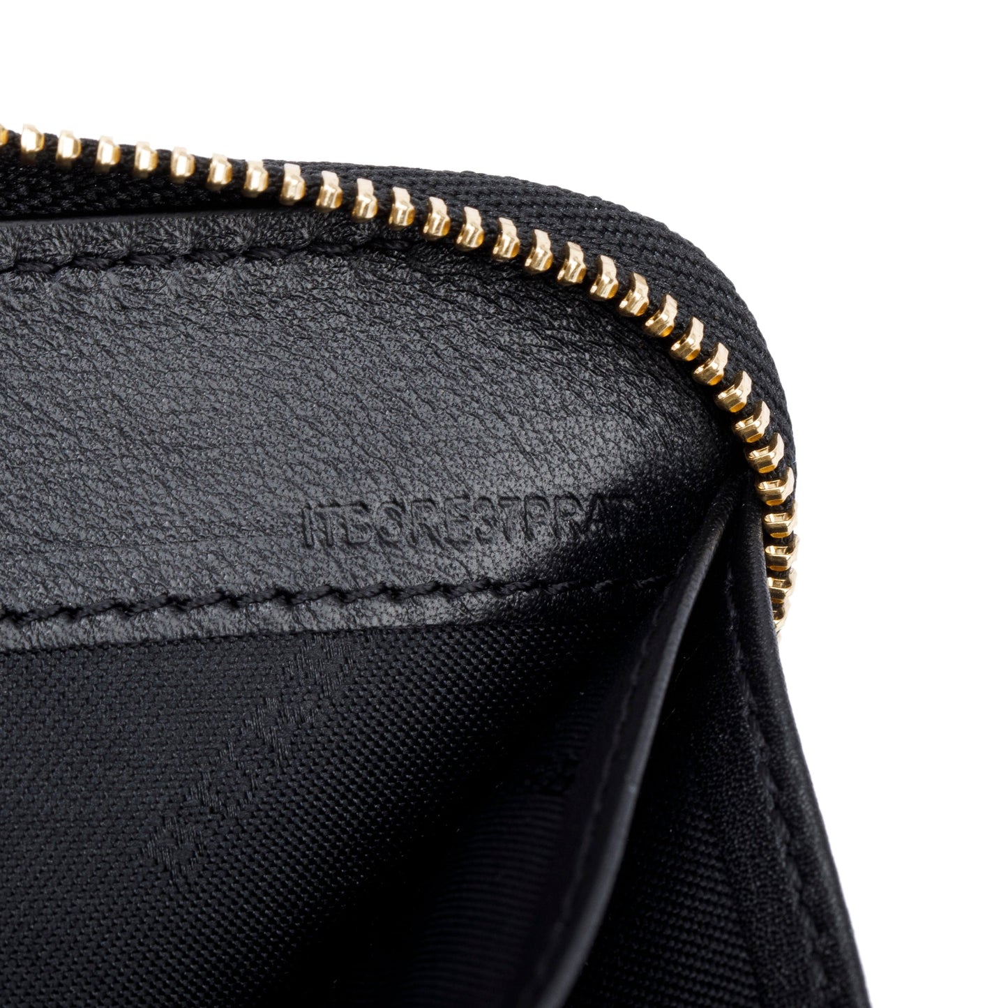 Burberry Check Canvas Black Leather Trim Derby Continental Zip Wallet