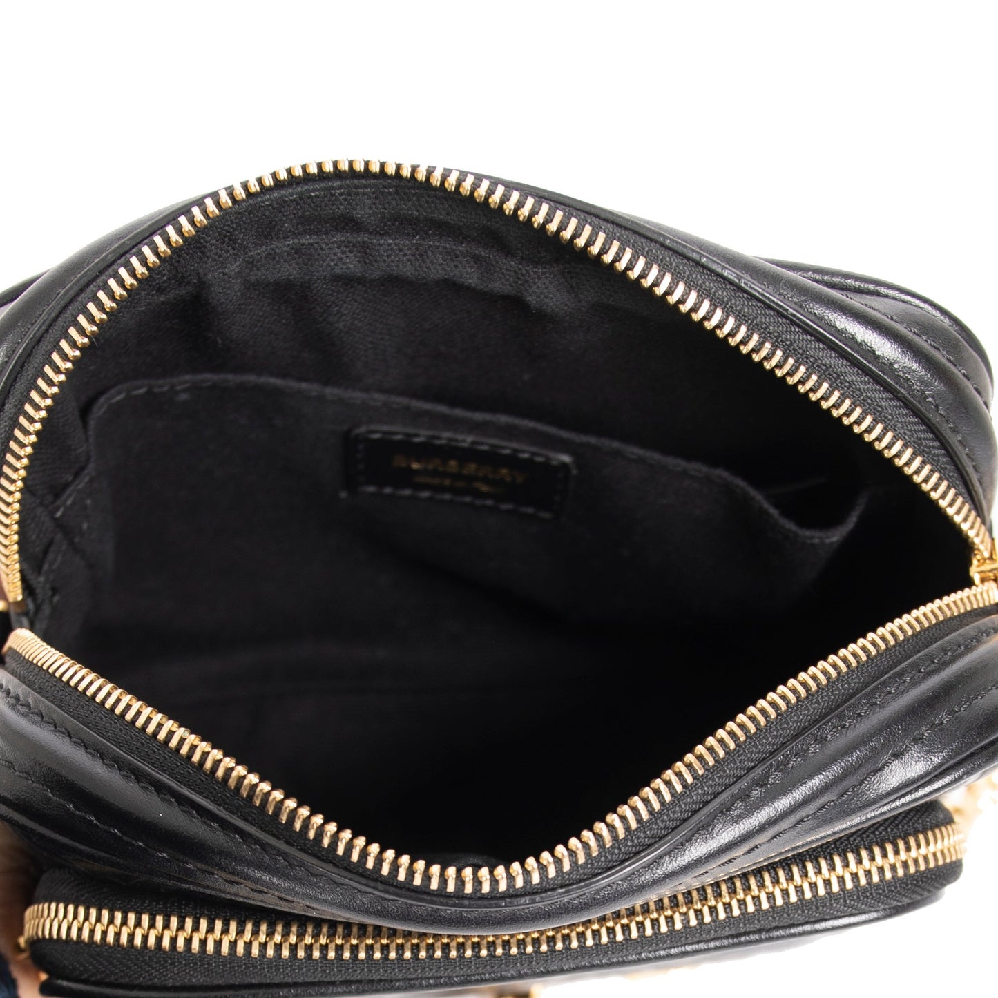 Burberry Embossed Leather TB Camera Crossbody