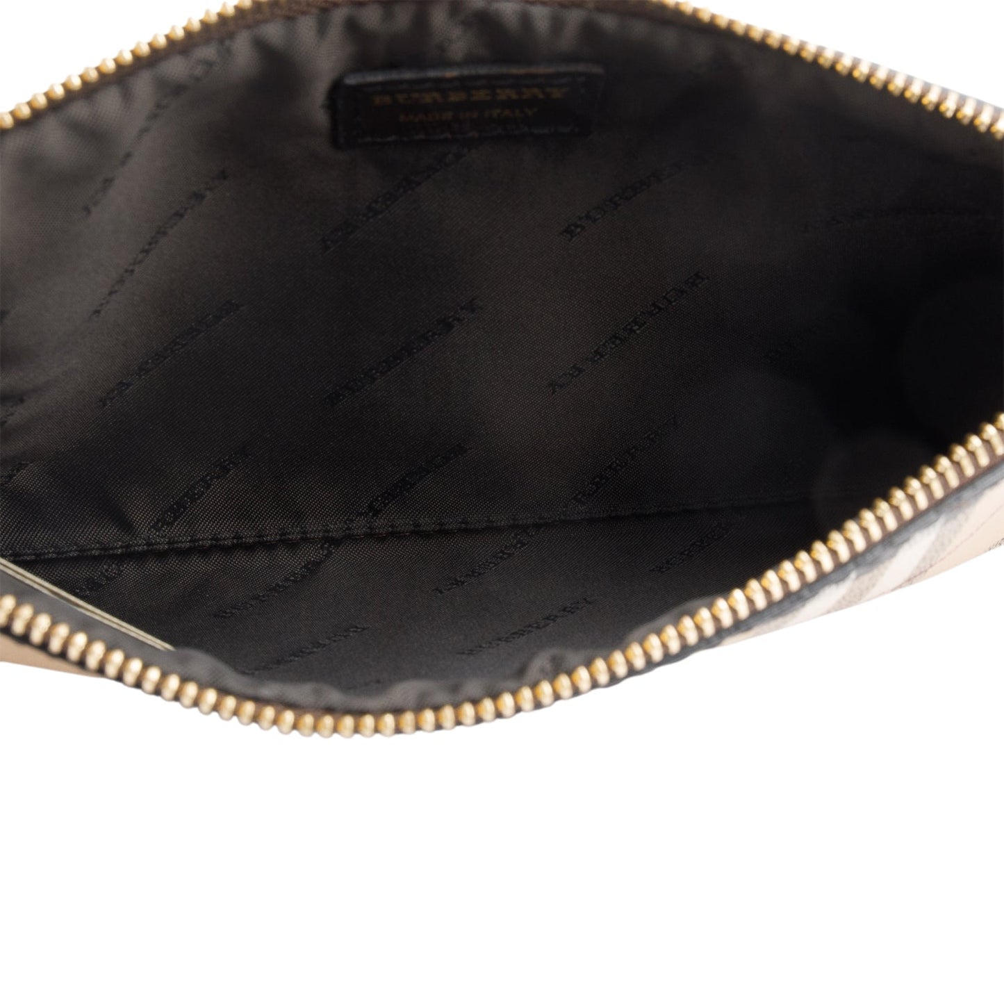 Burberry Haymarket Check Brown Small Peyton Crossbody Bag