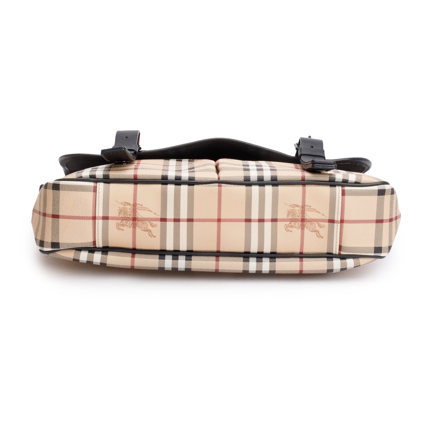 Burberry Haymarket Check Coated Canvas Messenger Bag