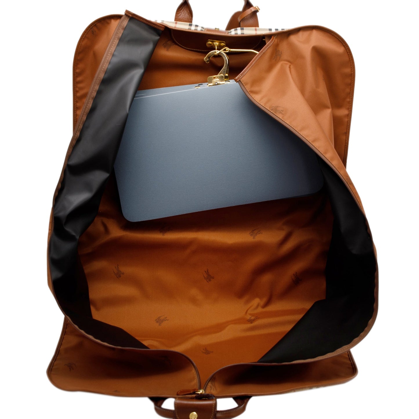 Burberry Haymarket Check Garment Bag