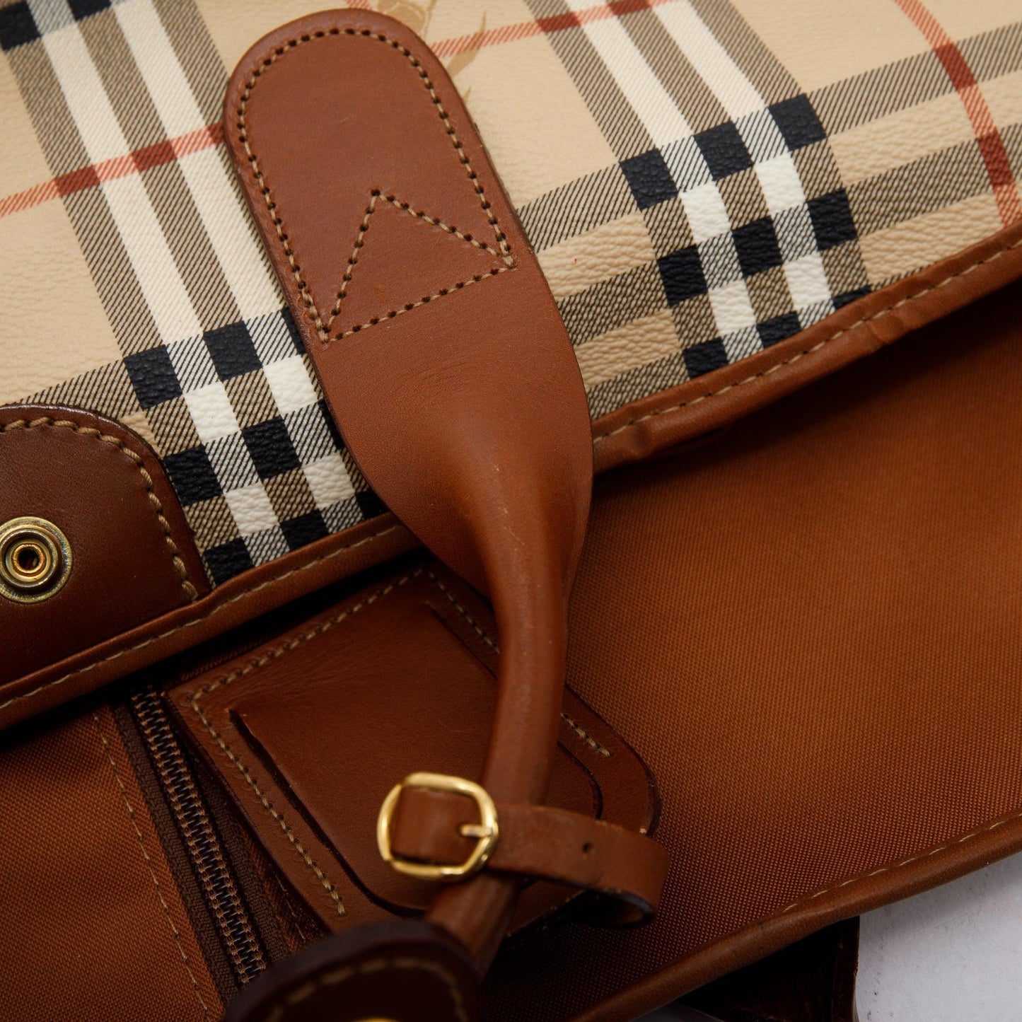 Burberry Haymarket Check Garment Bag