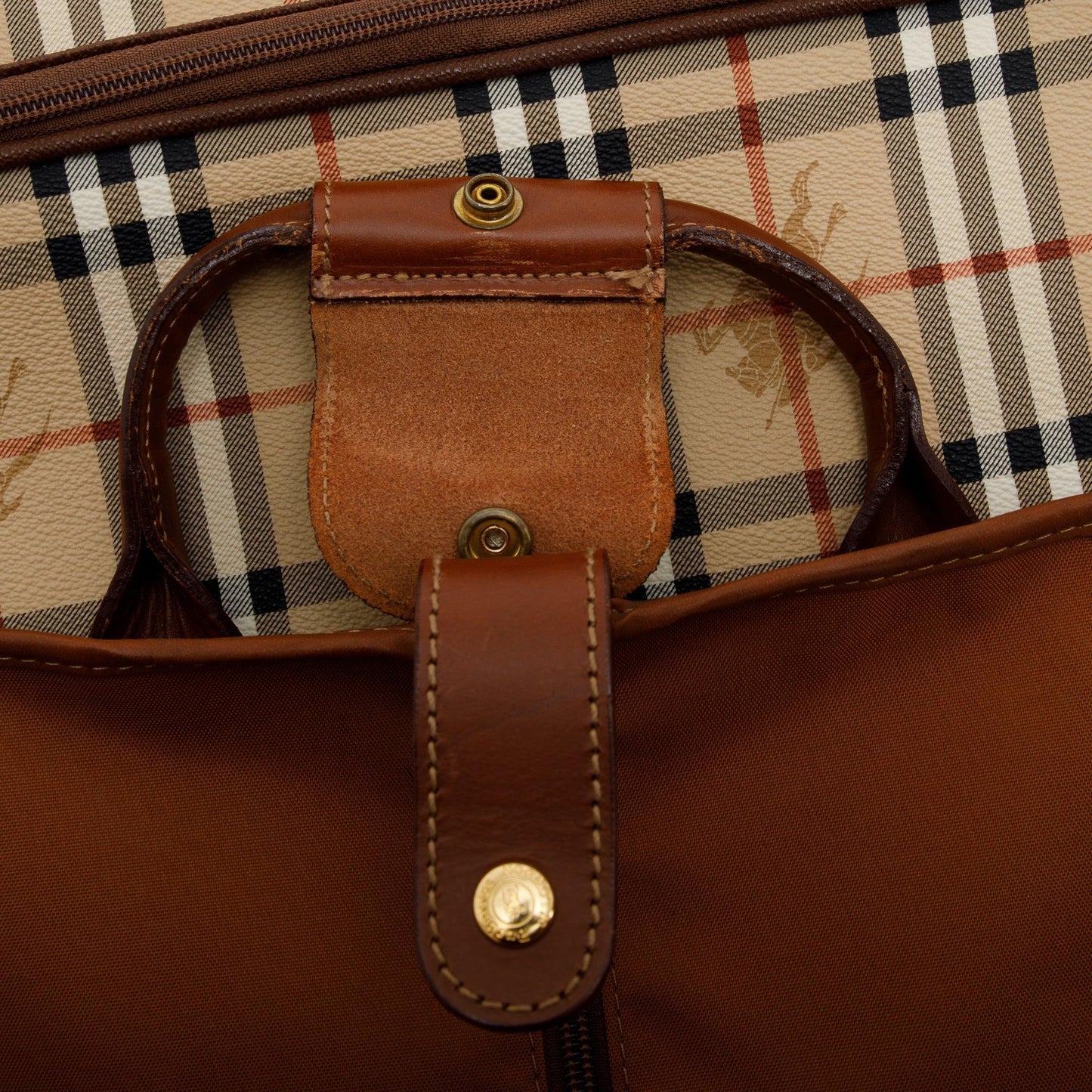 Burberry Haymarket Check Garment Bag