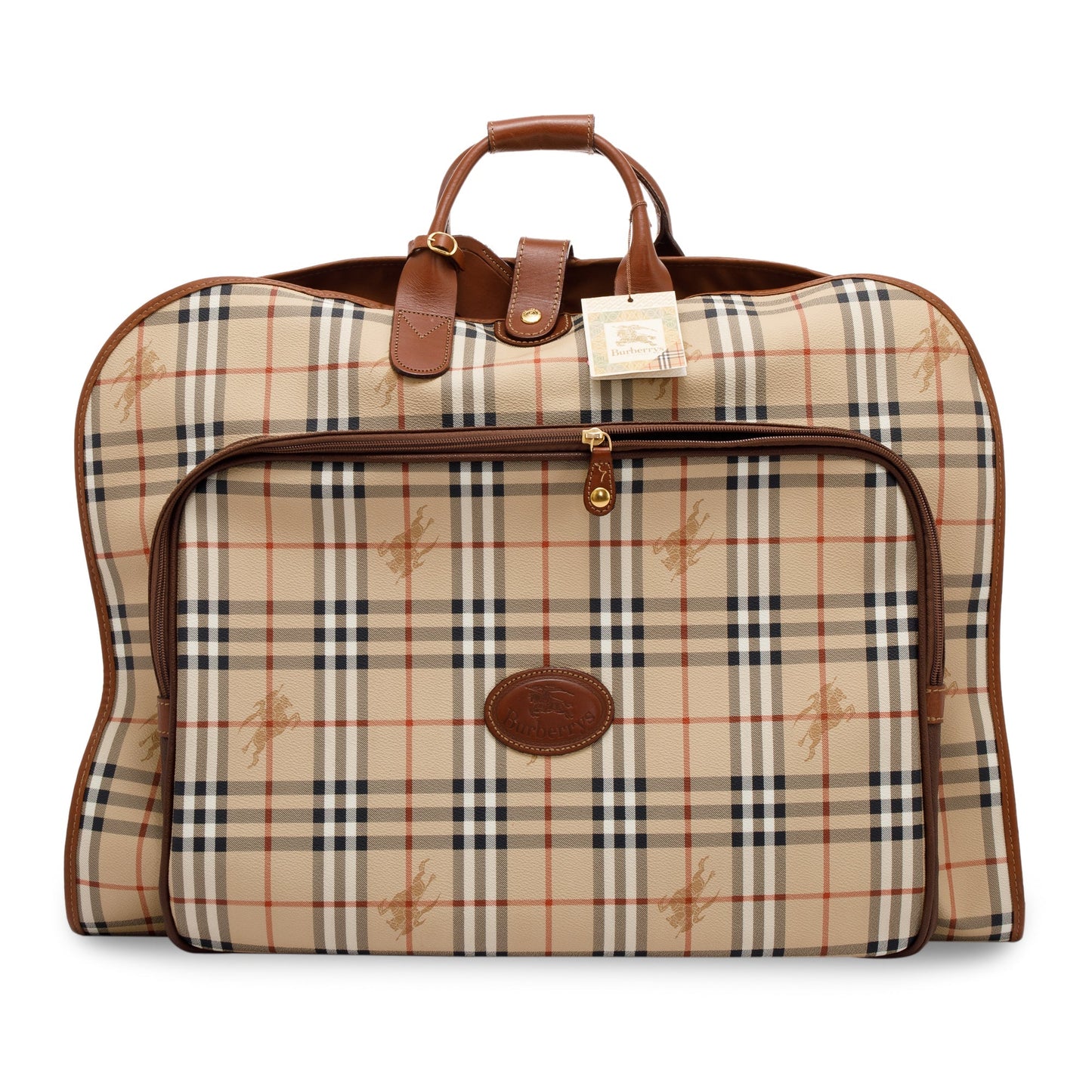 Burberry Haymarket Check Garment Bag