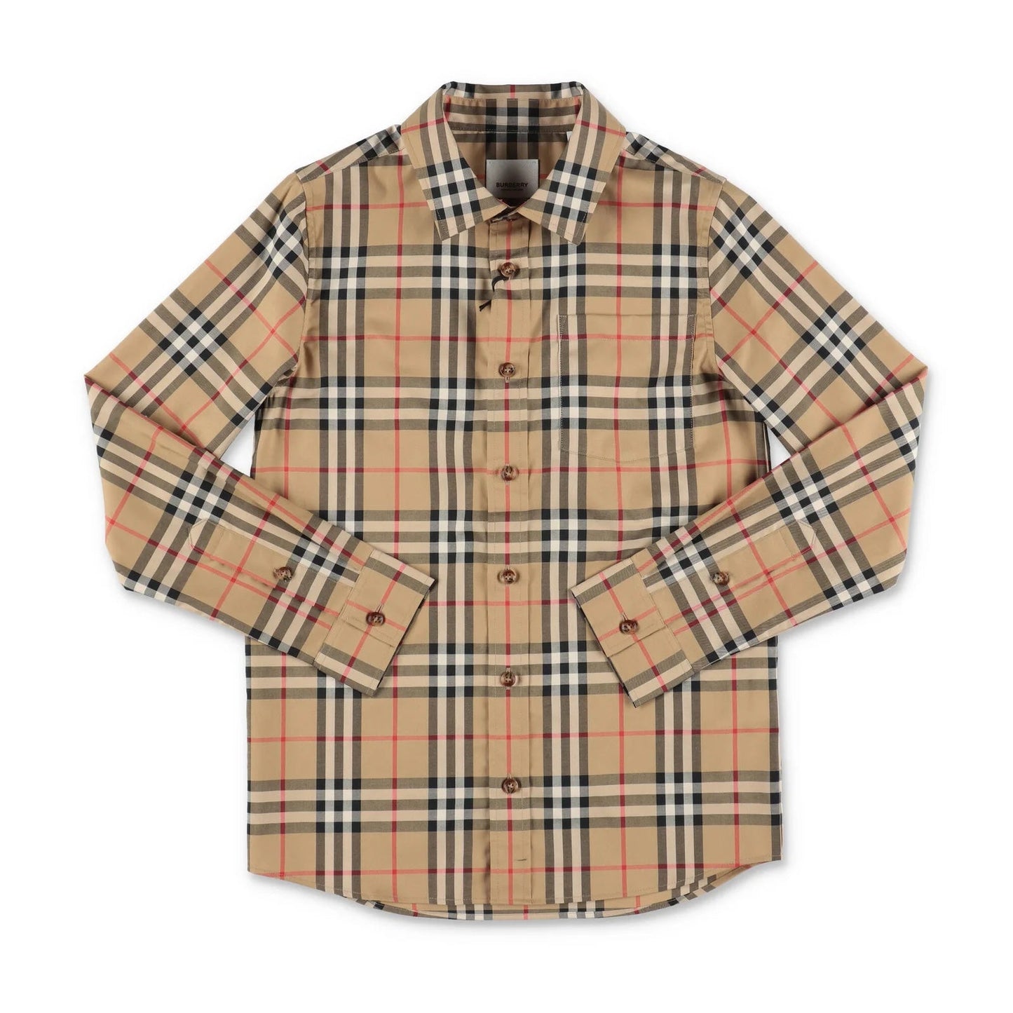 BURBERRY KIDS NOVA CHECK BUTTON DOWN SHIRT