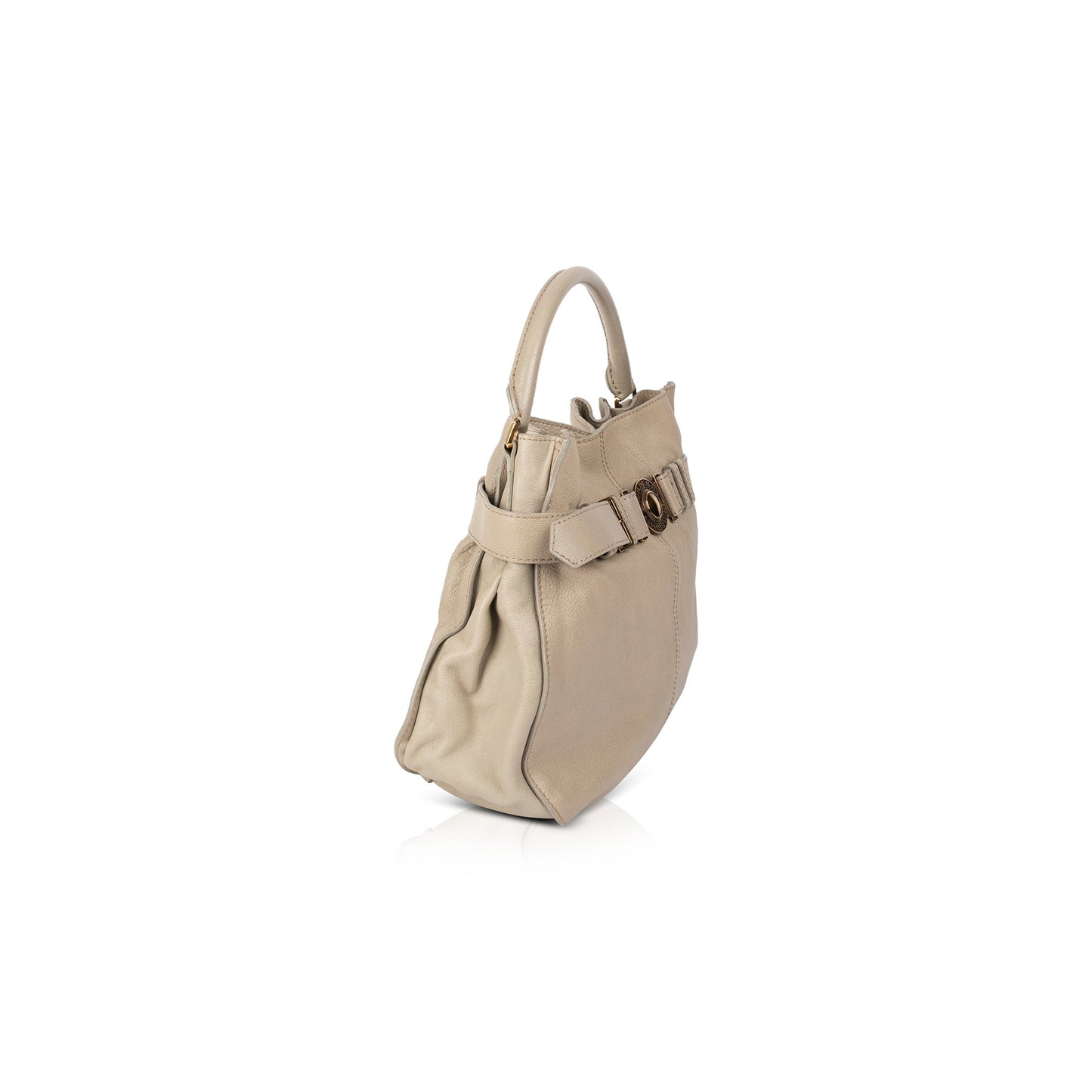Burberry Large Lambeth Leather Hobo