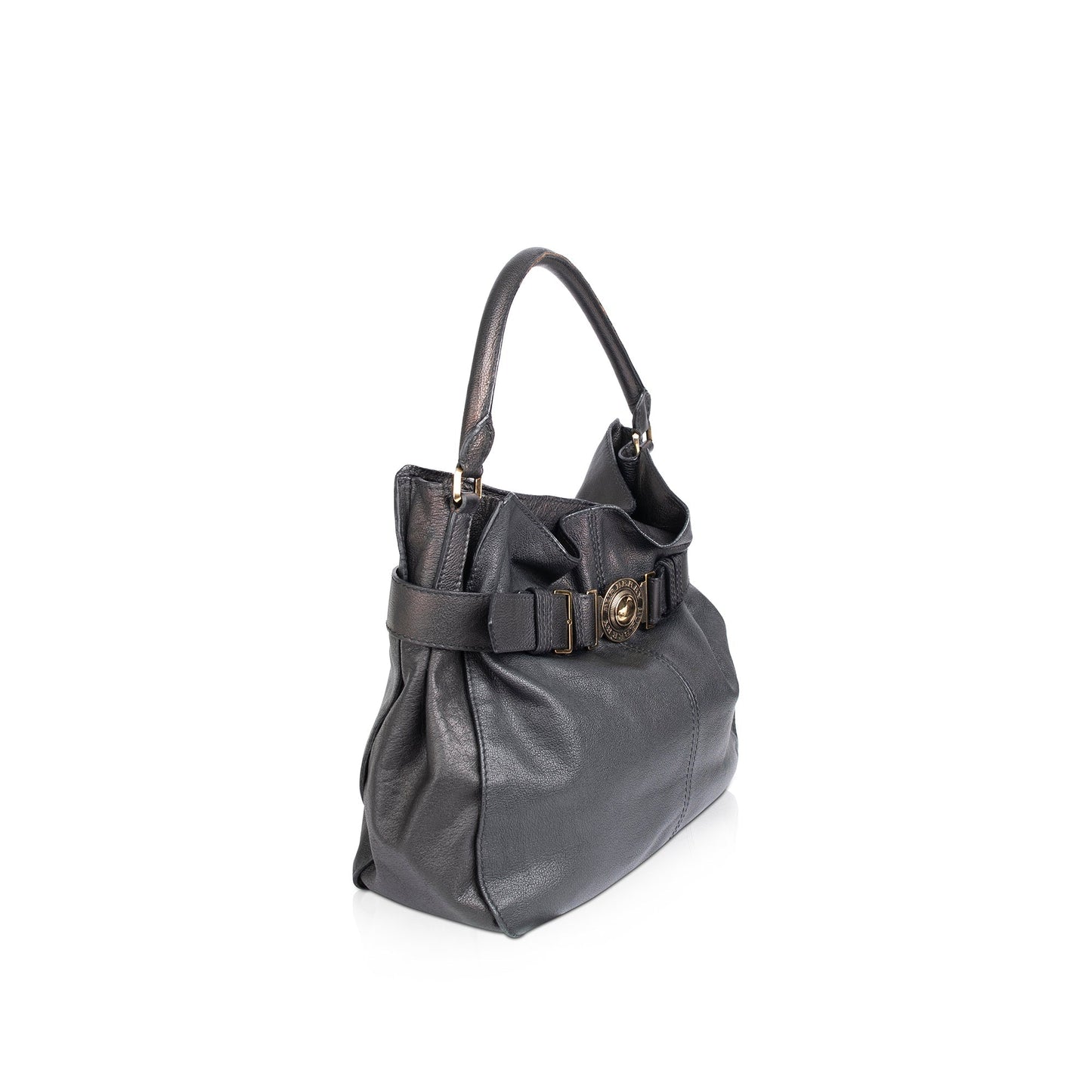 Burberry Large Lambeth Leather Hobo