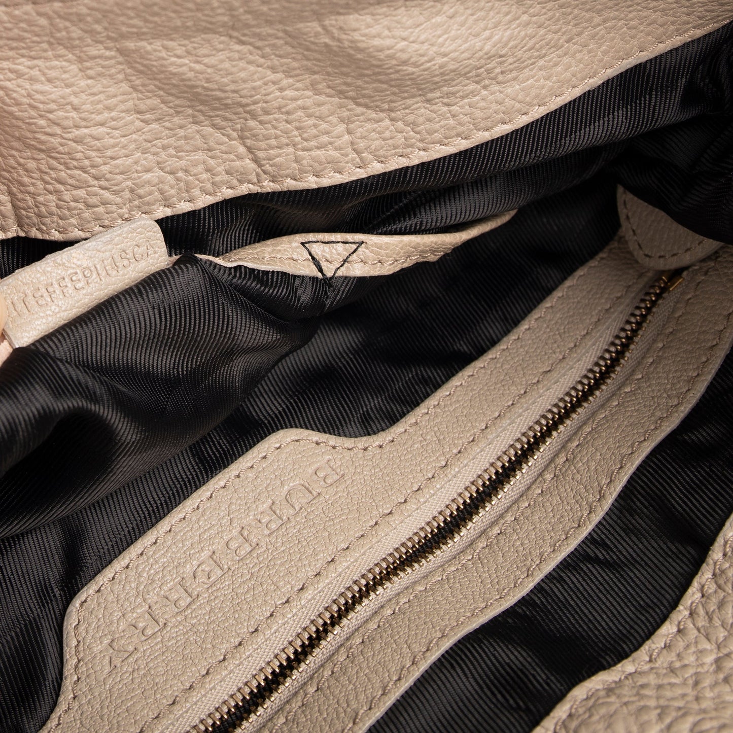 Burberry Large Lambeth Leather Hobo