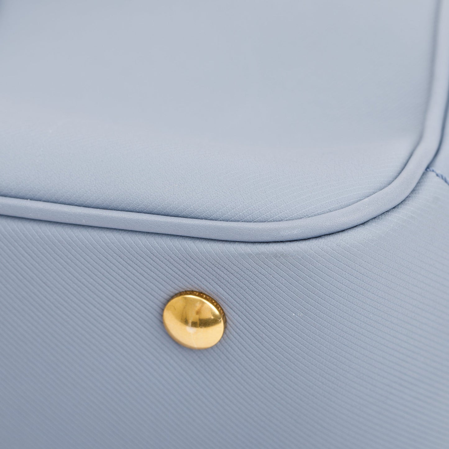 Burberry Medium Blue Trench Calfskin DK88 Top Handle Bag