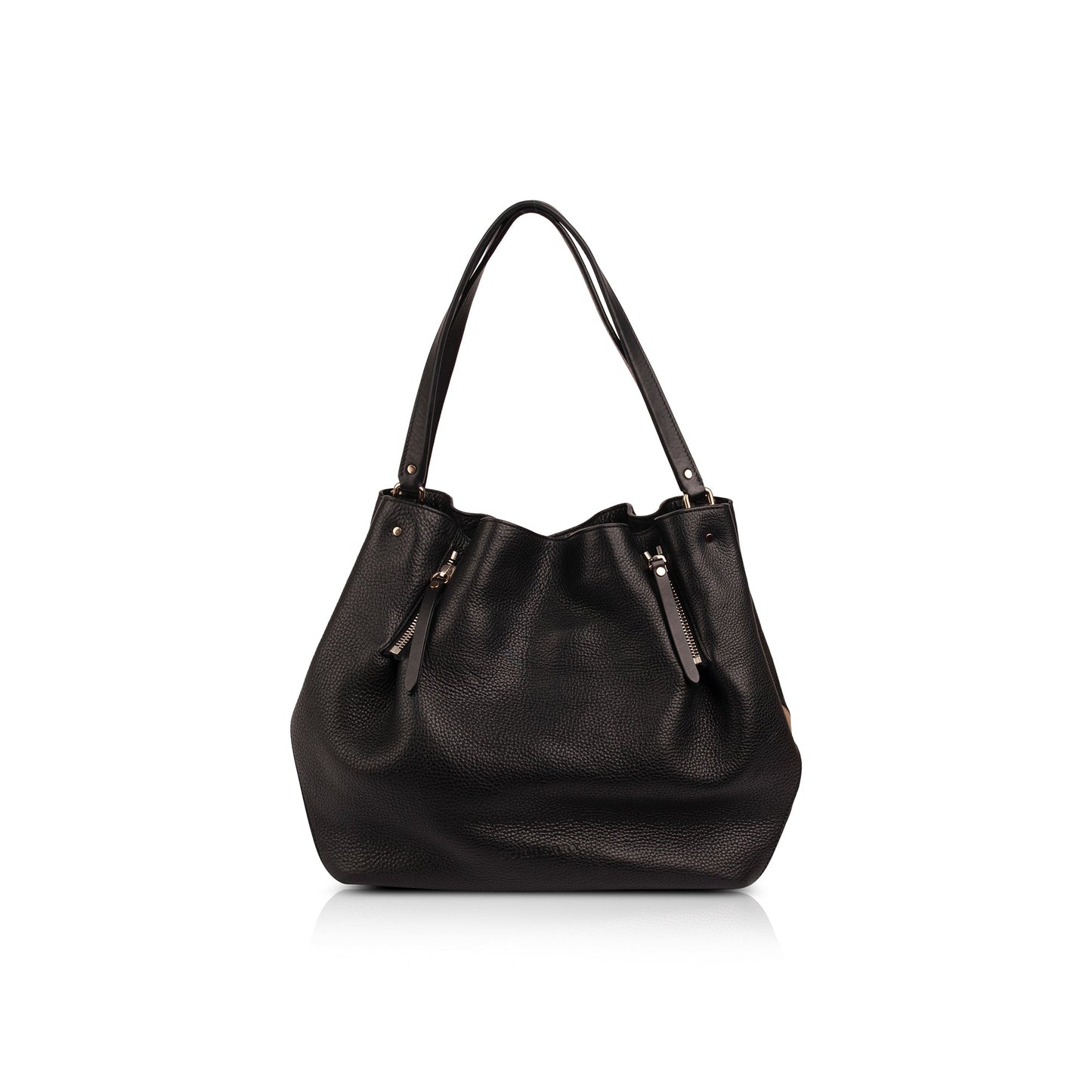 Burberry Medium Maidstone Leather & House Check Tote