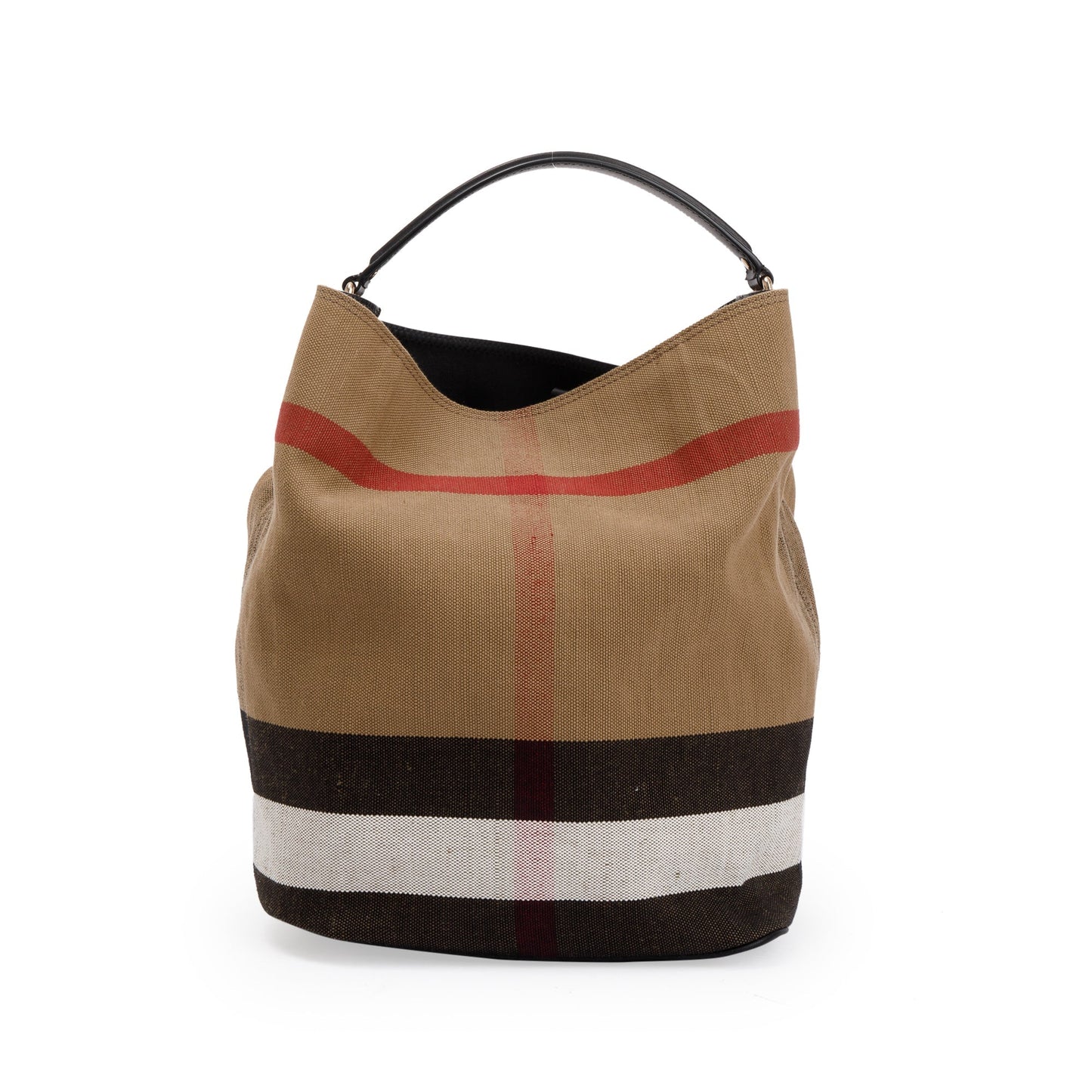 Burberry Mega Check Medium Ashby Hobo Bag