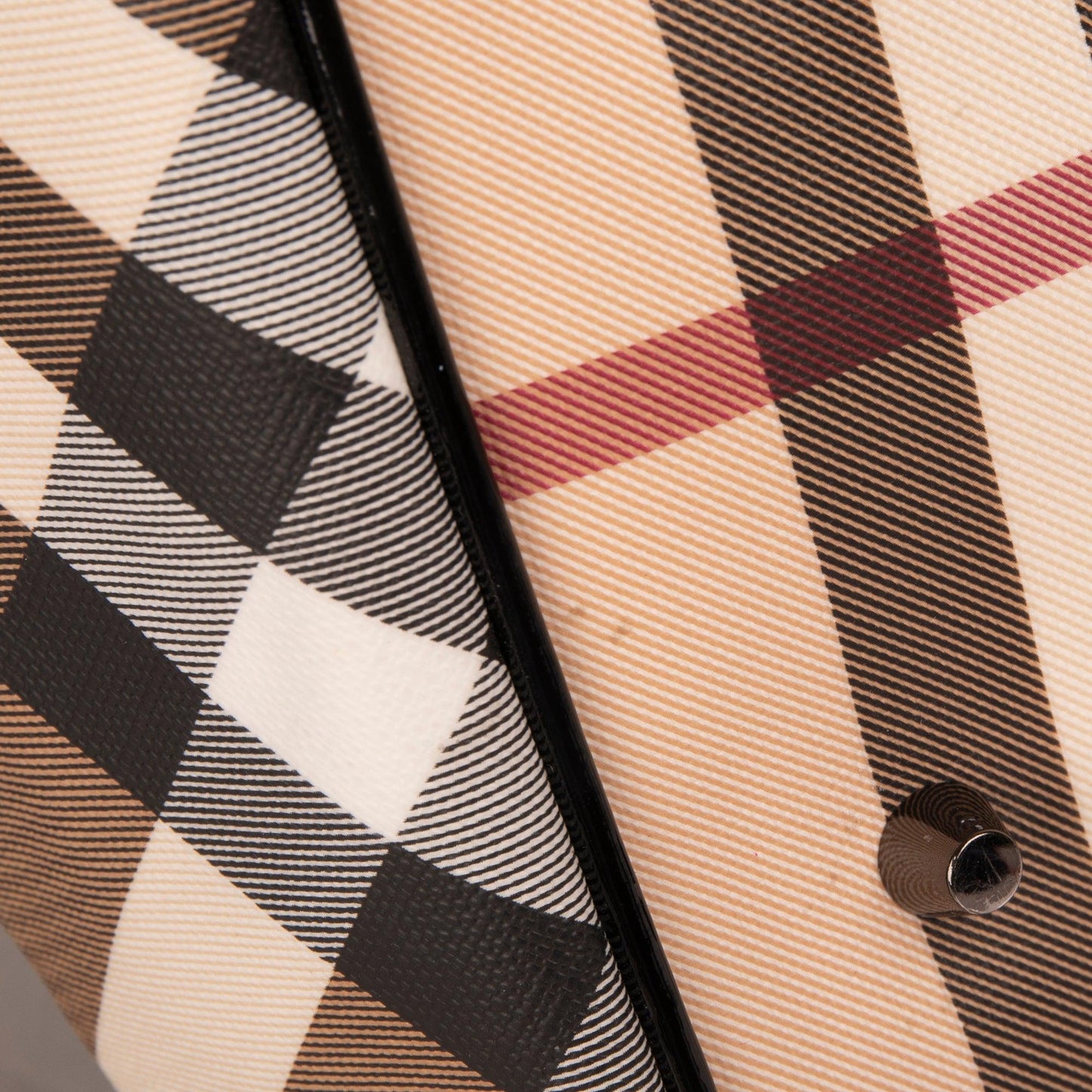Burberry Nova Check Drawstring Bag