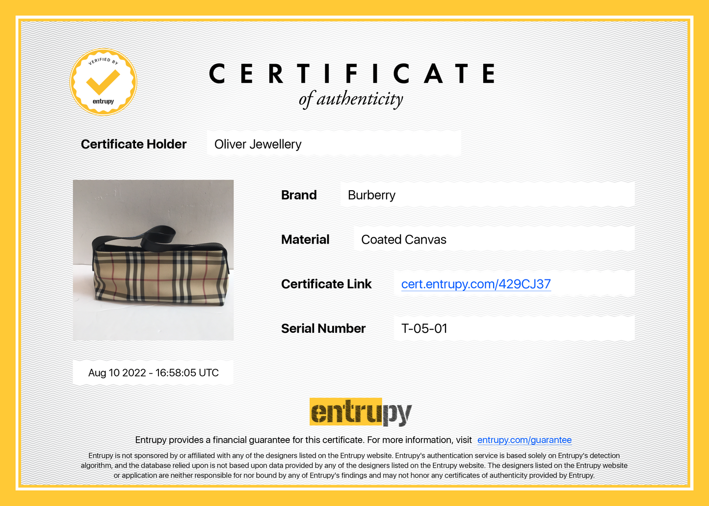 Burberry Nova Check Shoulder Bag