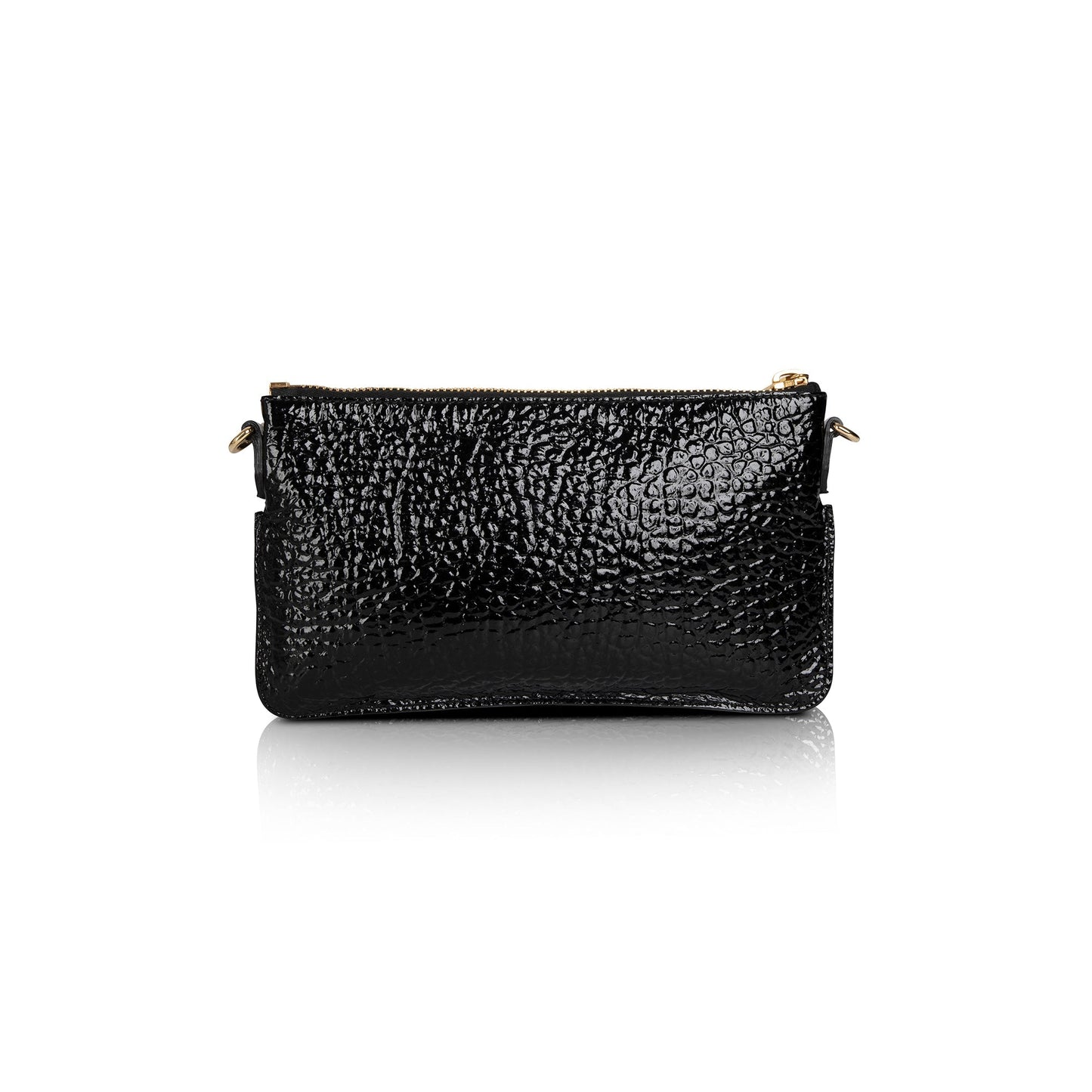 Burberry Patent Heritage Bow Peyton Crossbody Bag