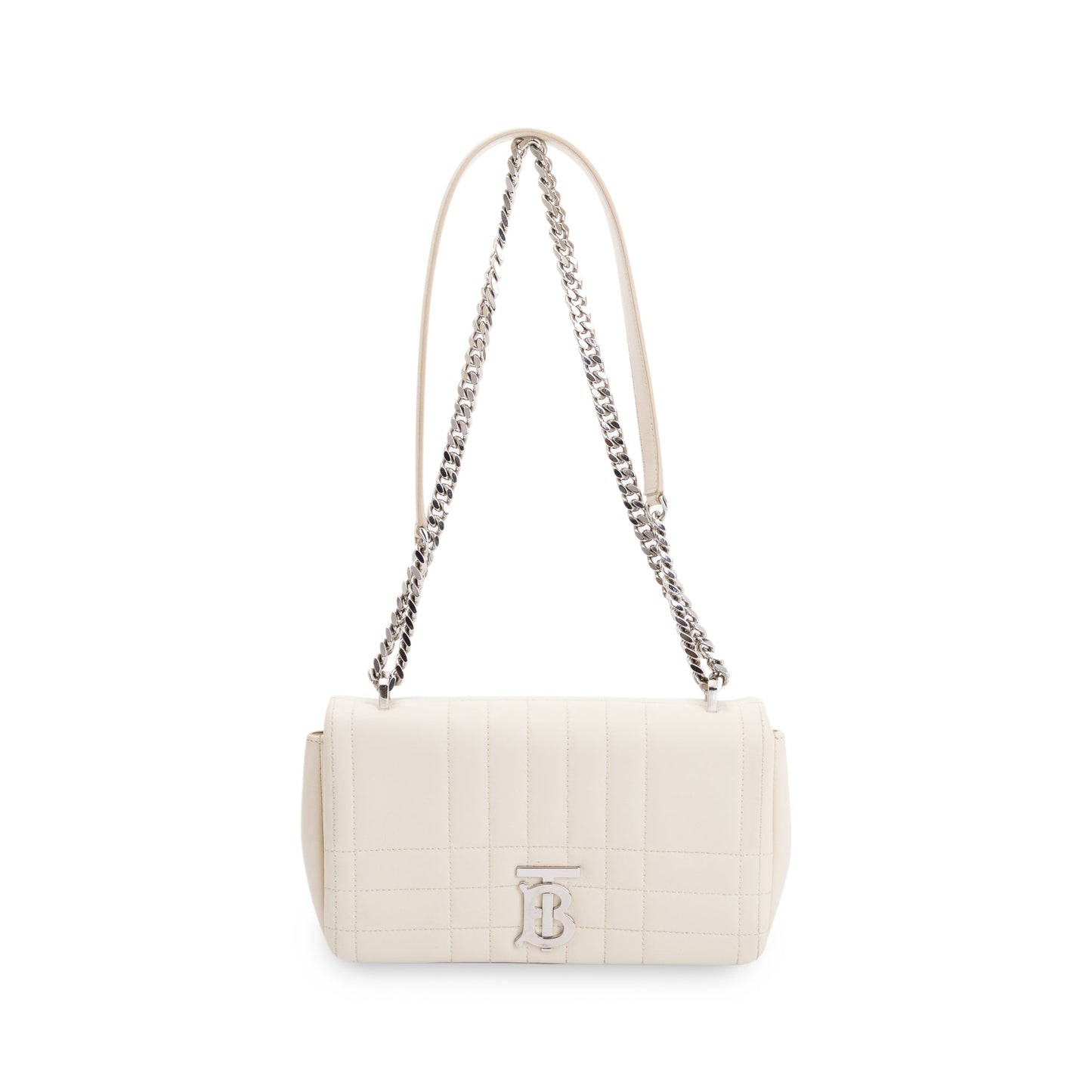Burberry Small Lola Quilted Leather TB Shoulder Bag