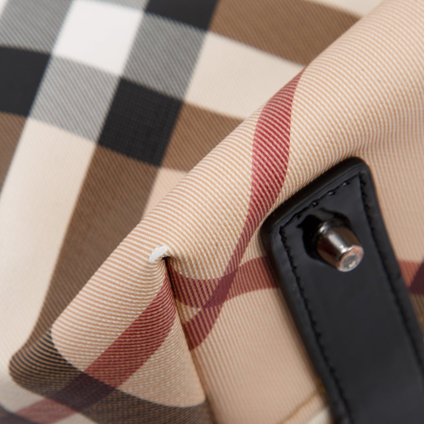 Burberry Super Nova Check Large Nickie Tote Bag