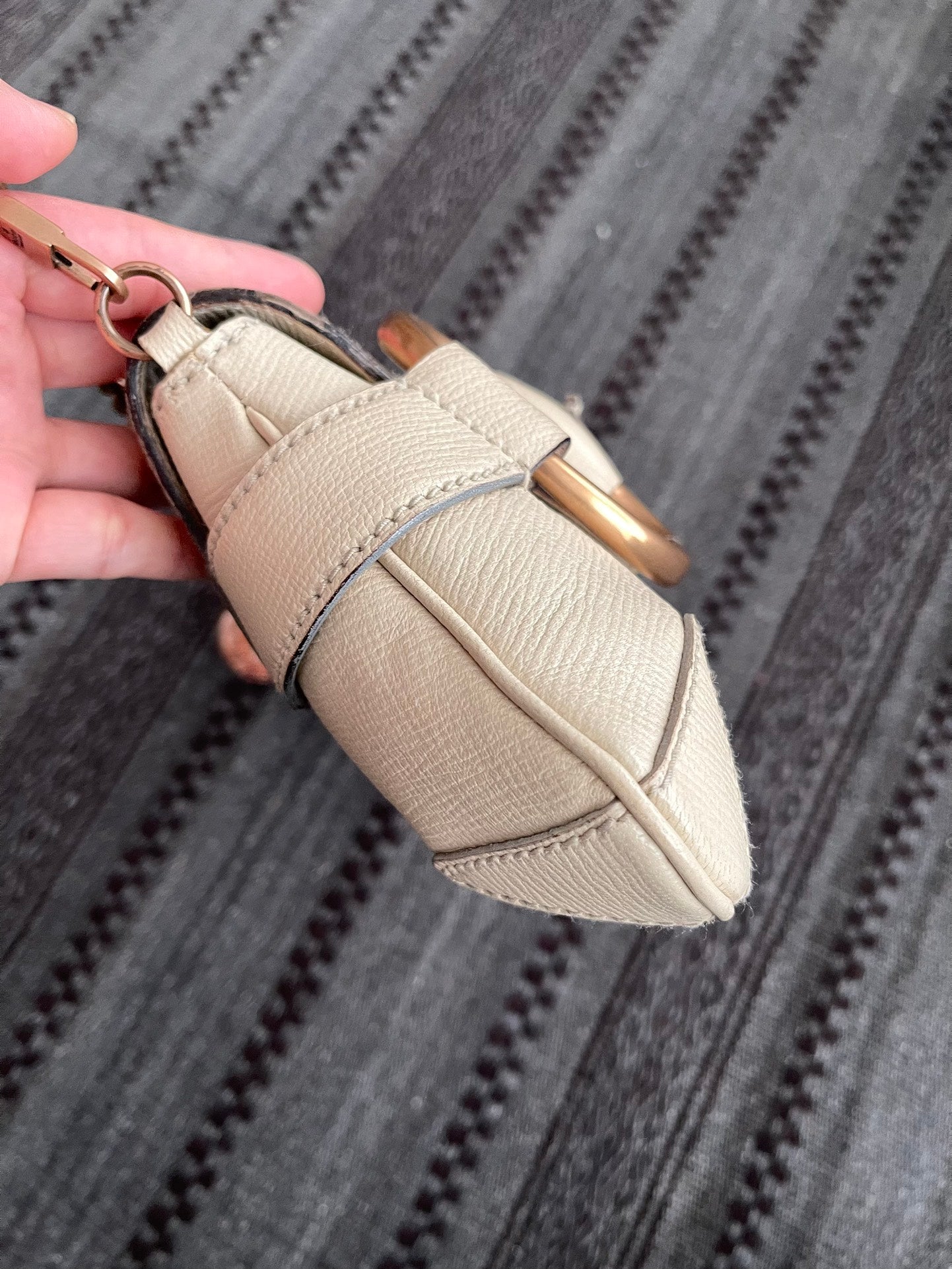 Gucci Horsebit 1955 Large White Leather Shoulder Bag