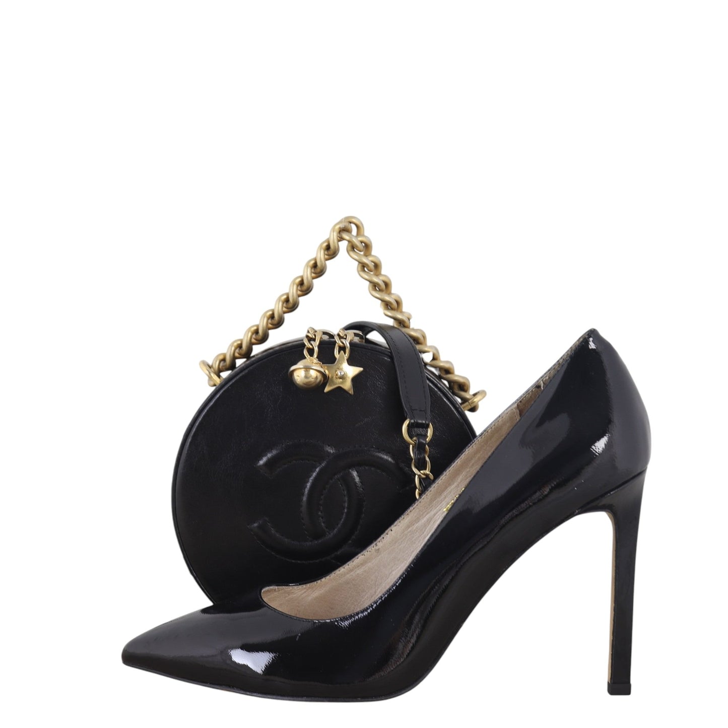 Chanel Round Clutch with Chain