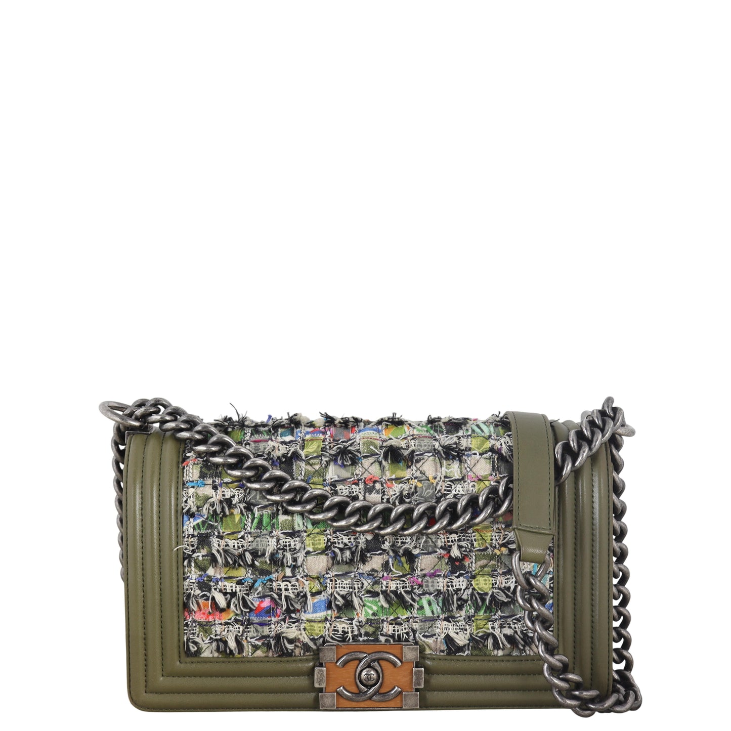 Chanel Boy Old Medium Tweed