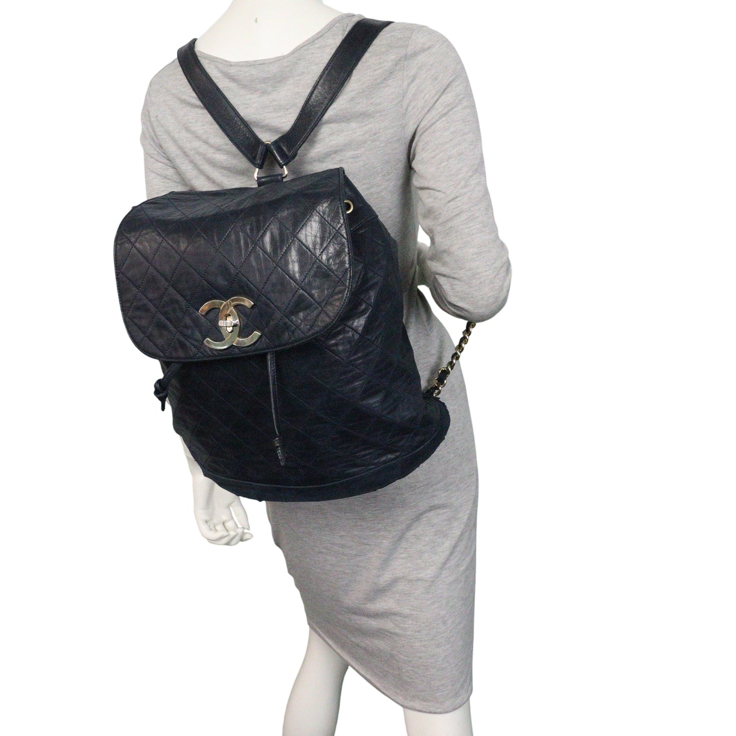 Chanel Vintage Drawstring Backpack