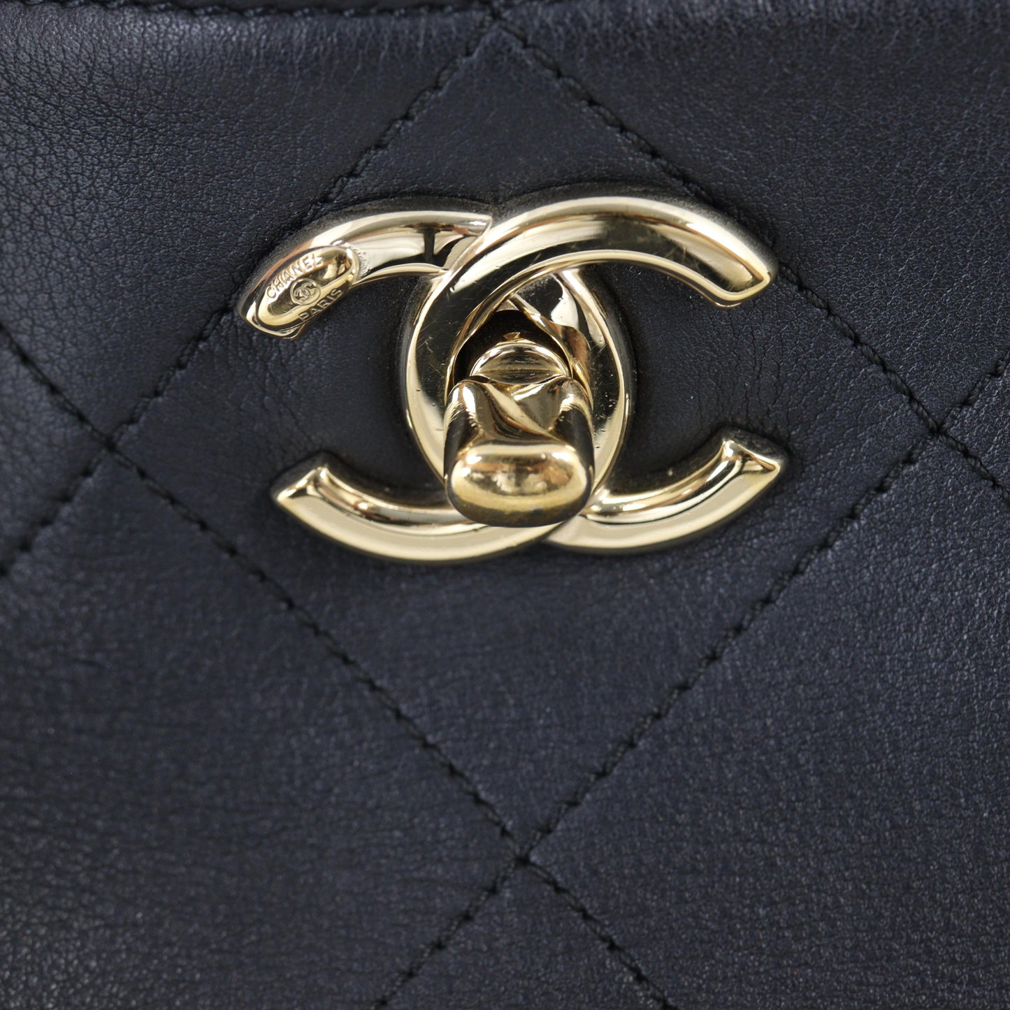 Chanel CC Side Stripes Hobo