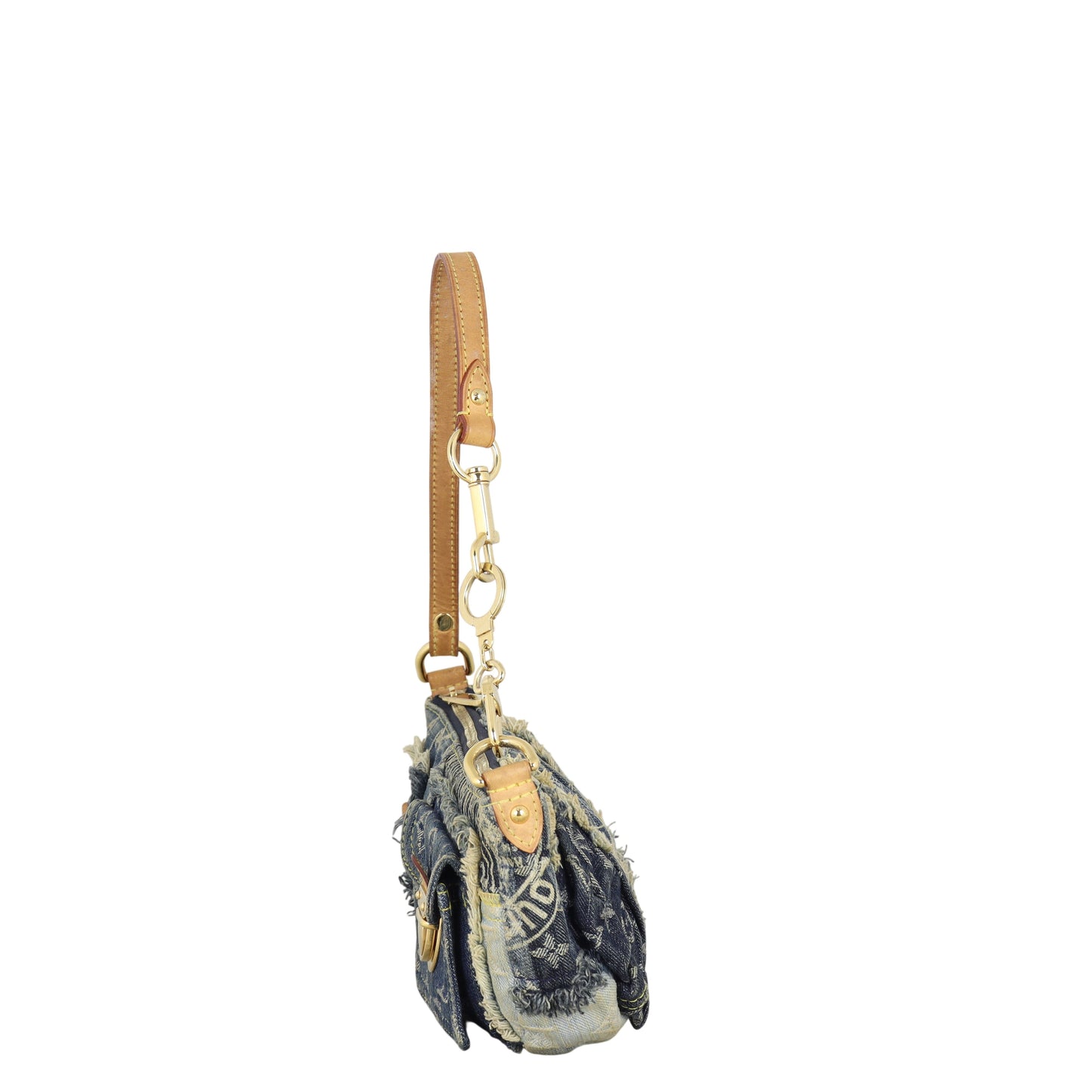 Louis Vuitton Pouchy Monogram Denim Patchwork