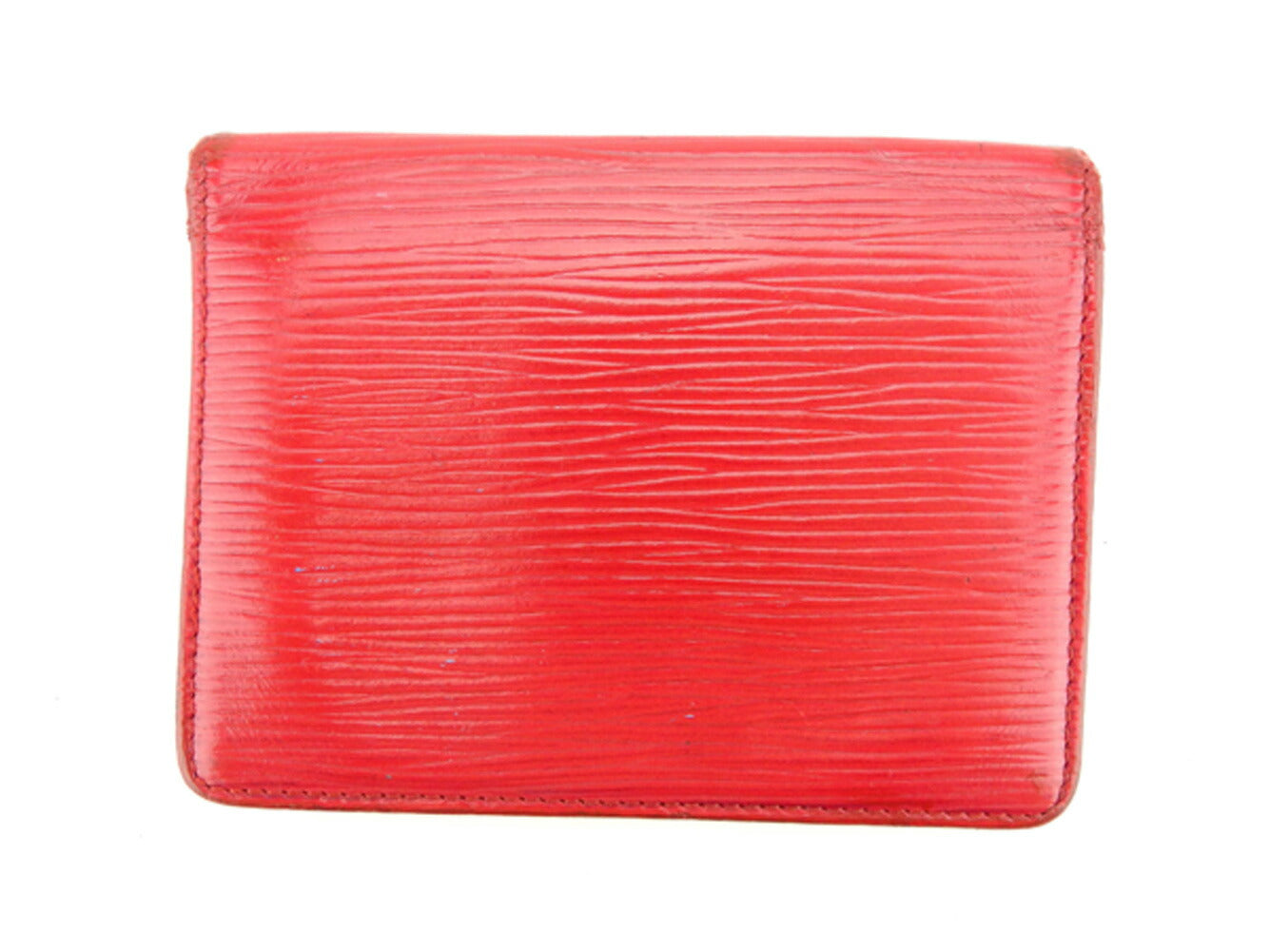LOUIS VUITTON Pass case M63207 Red Porto 2 Cult Vertical