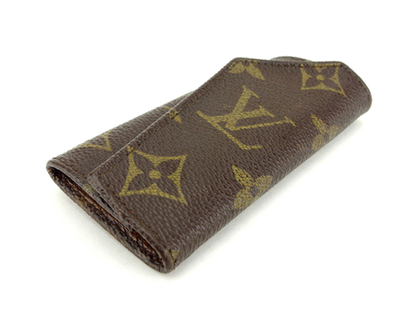 LOUIS VUITTON Key case Key holder No.264 Brown beige gold vintage