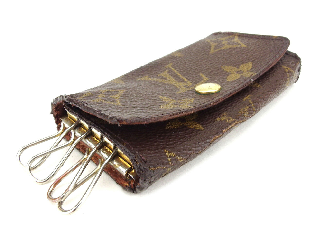 LOUIS VUITTON Key case Key holder M62631 Brown Multicles4