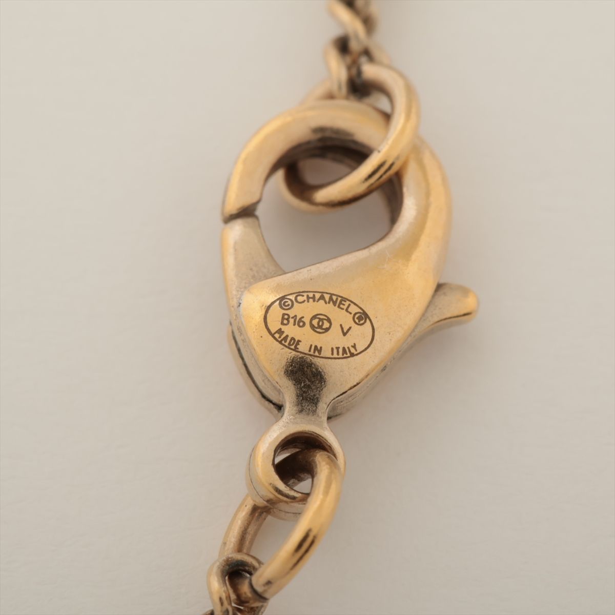 Chanel Coco Mark Ribbon Necklace B 16V