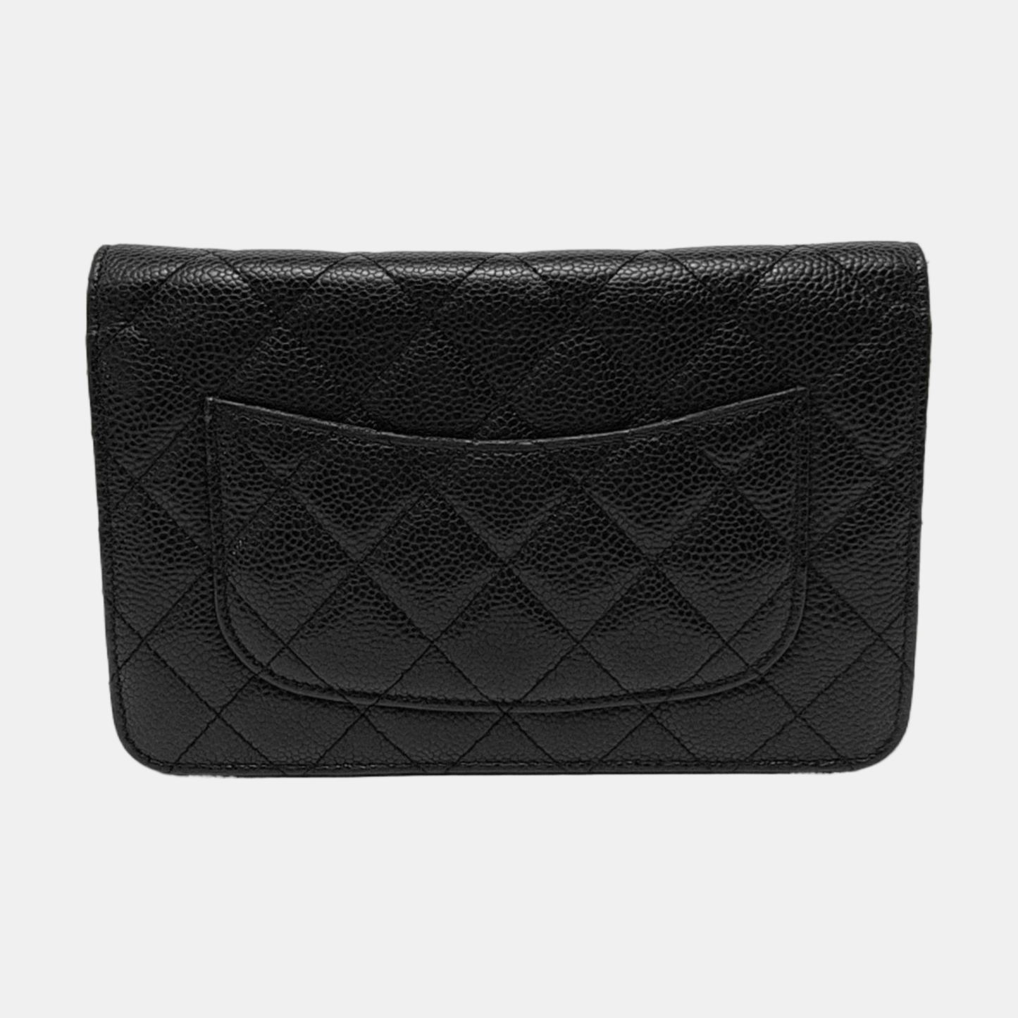 Chanel Wallet on Chain Classic Flap Black Caviar Leather Gold Hardware 2016-17